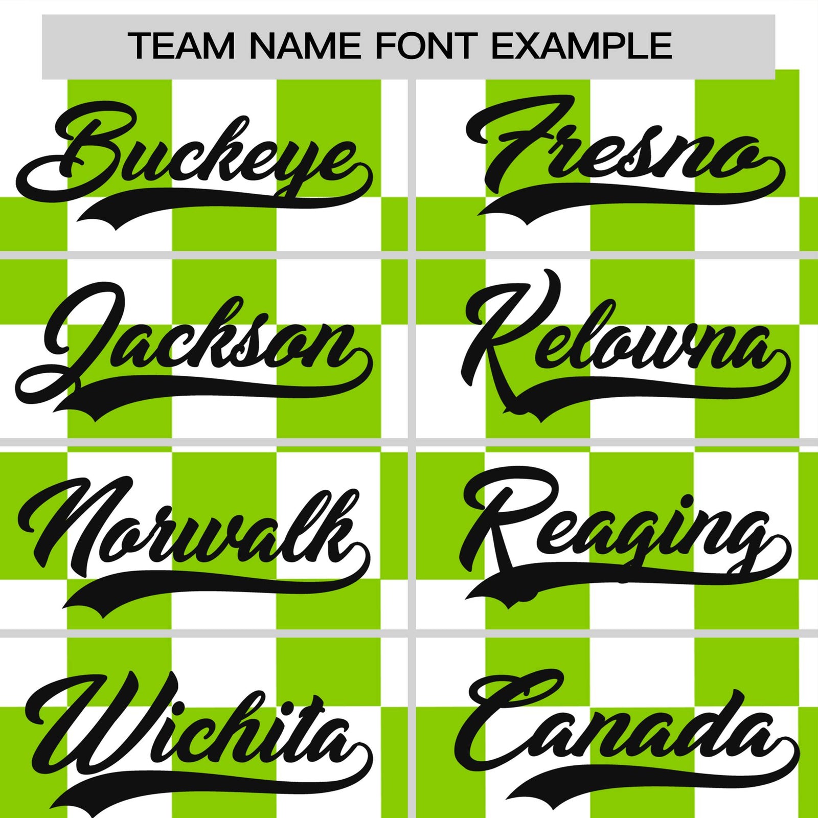 Custom White Neon Green Crew neck Plaid Pattern Personalized Performance T-Shirt