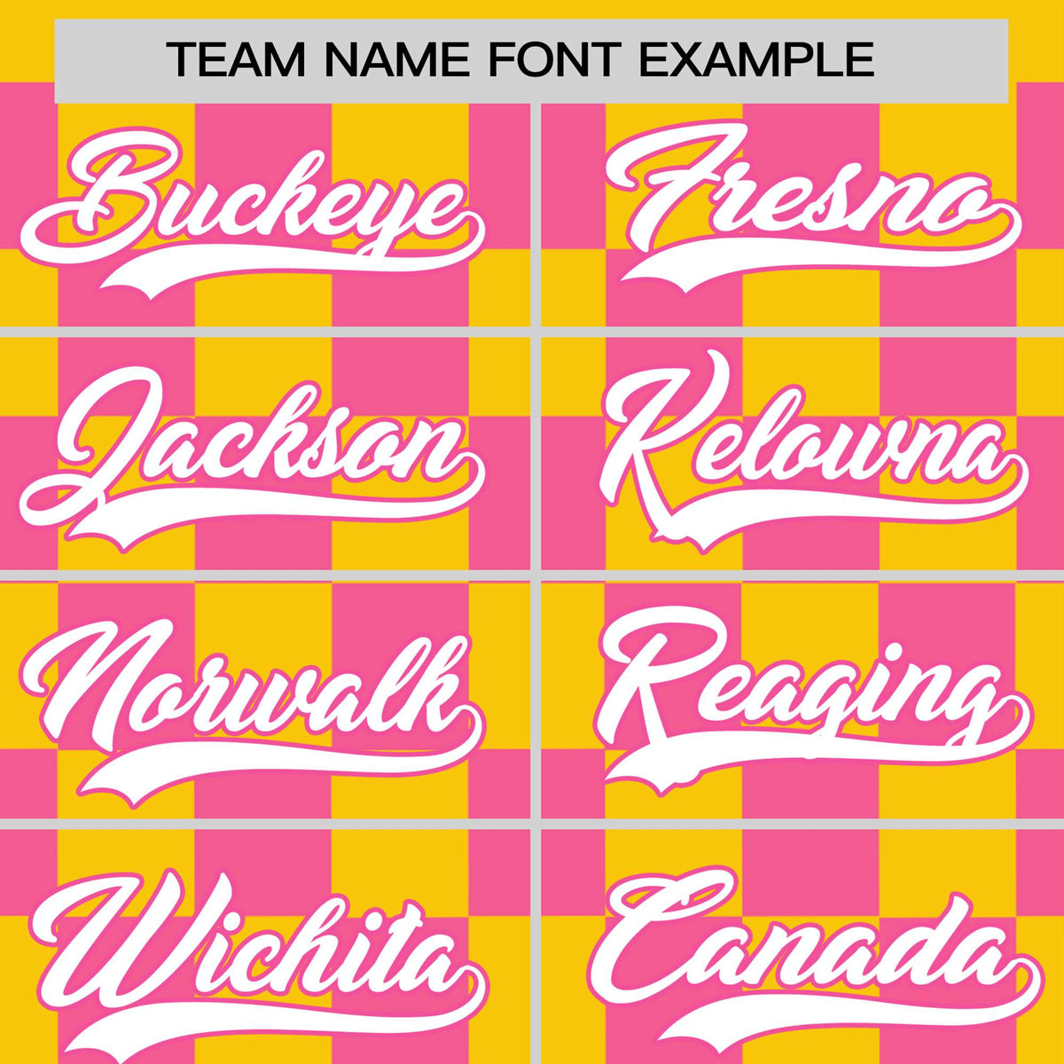 Custom Gold-01 Pink Crew neck Plaid Pattern Personalized Performance T-Shirt