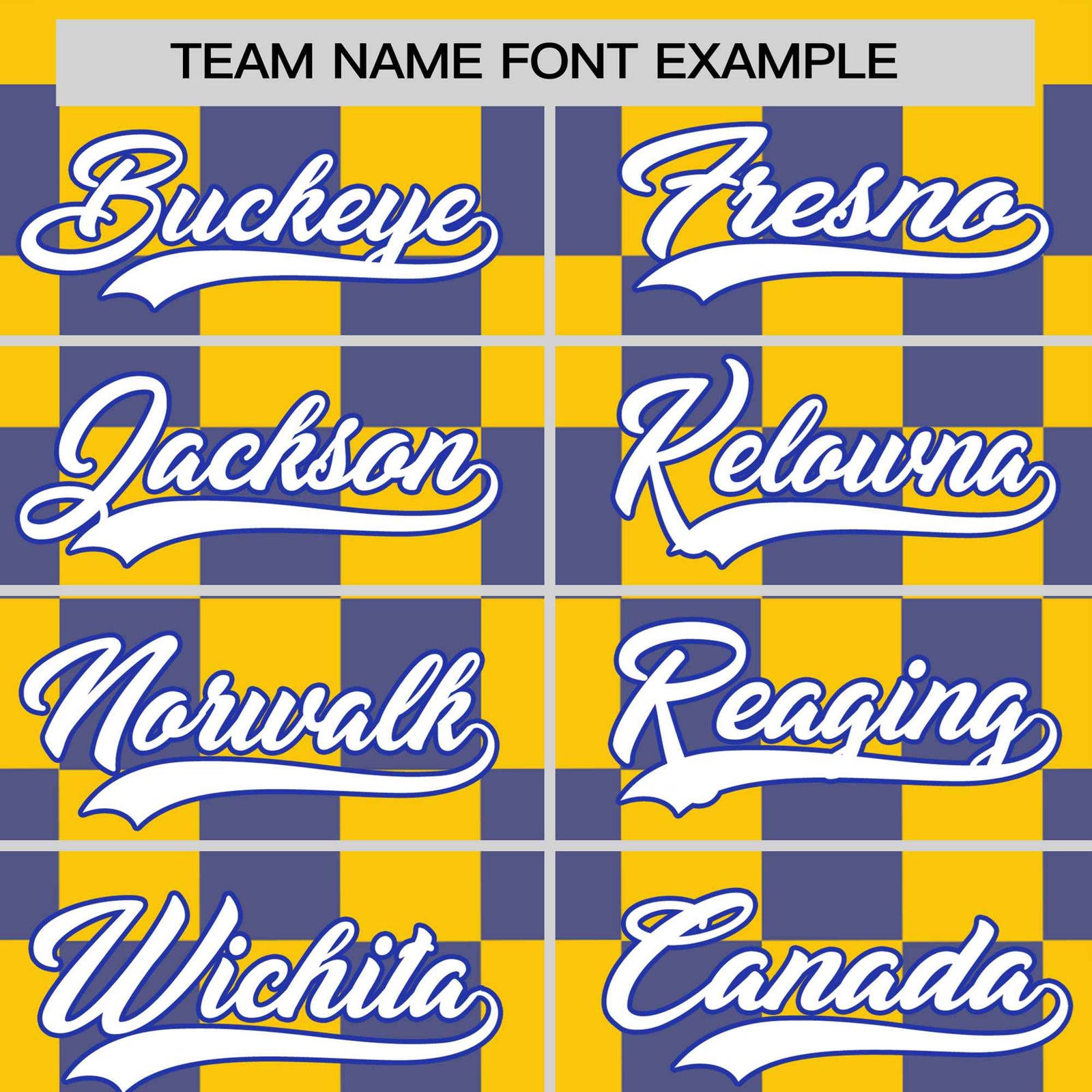 Custom Gold-01 Royal Blue Crew neck Plaid Pattern Personalized Performance T-Shirt