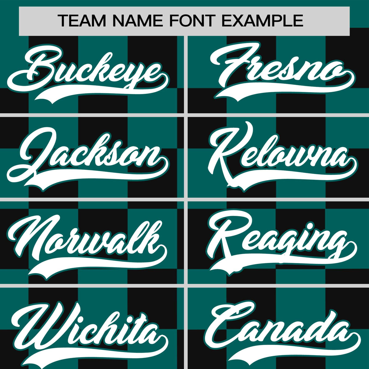 Custom Green Black Crew neck Plaid Pattern Personalized Performance T-Shirt