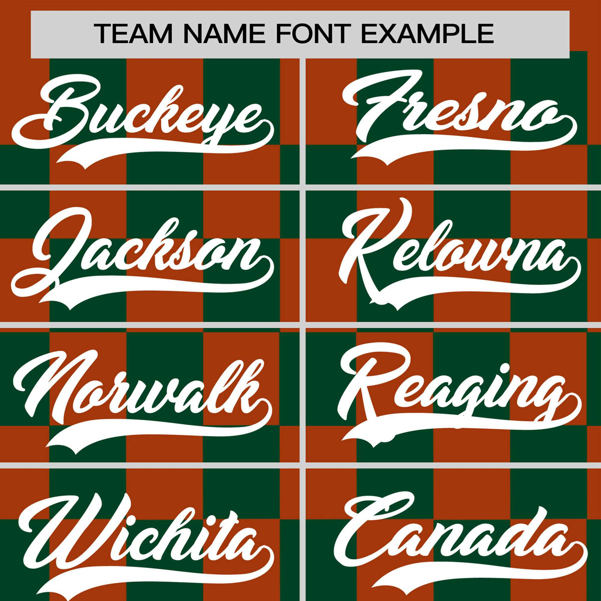 Custom Munsell Green Crew neck Plaid Pattern Personalized Performance T-Shirt