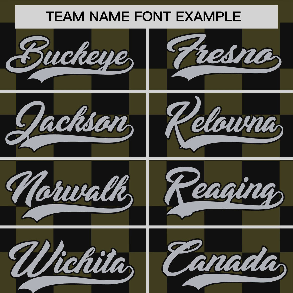 Custom Olive Gray Crew neck Plaid Pattern Personalized Performance T-Shirt