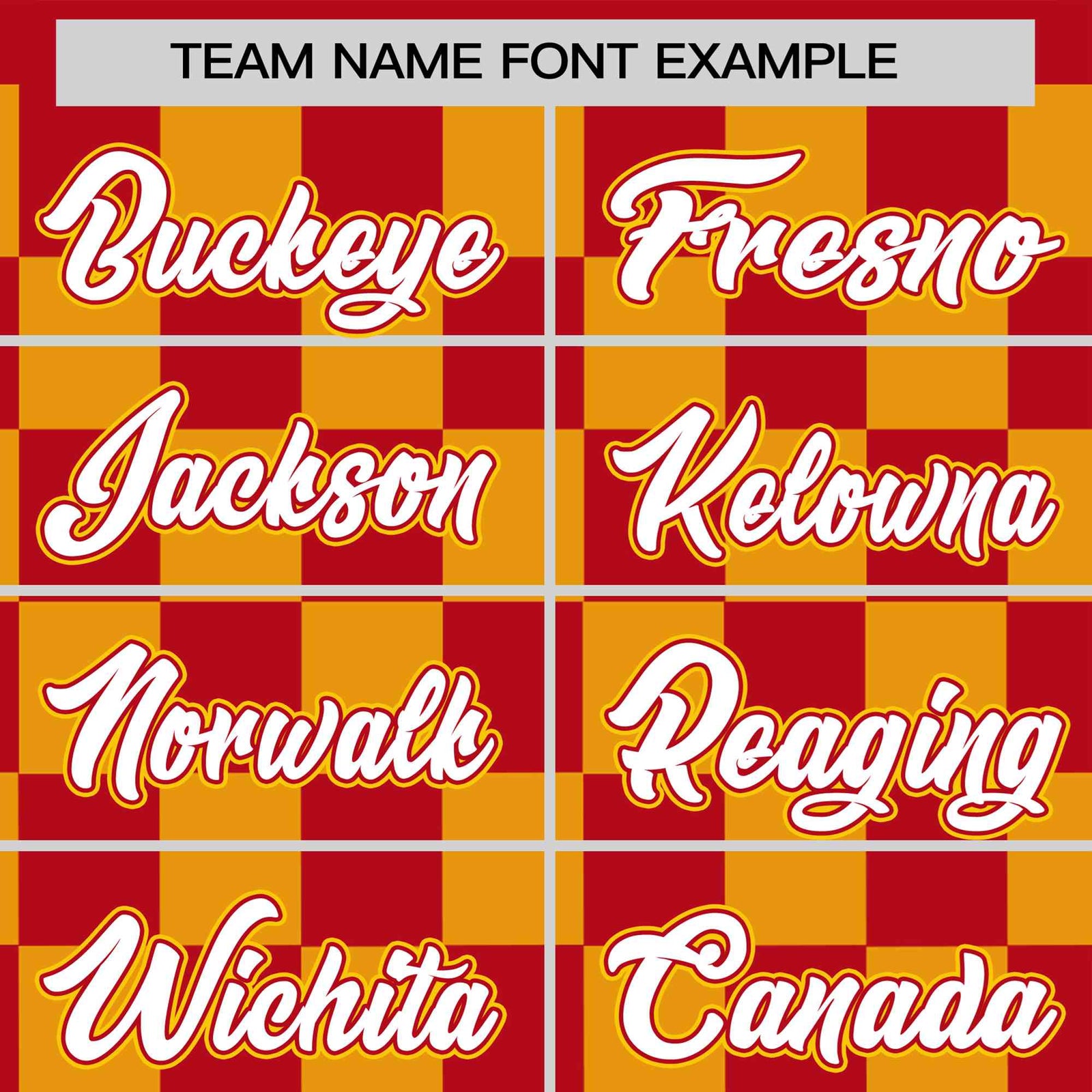Custom Red Yellow Crew neck Plaid Pattern Personalized Performance T-Shirt