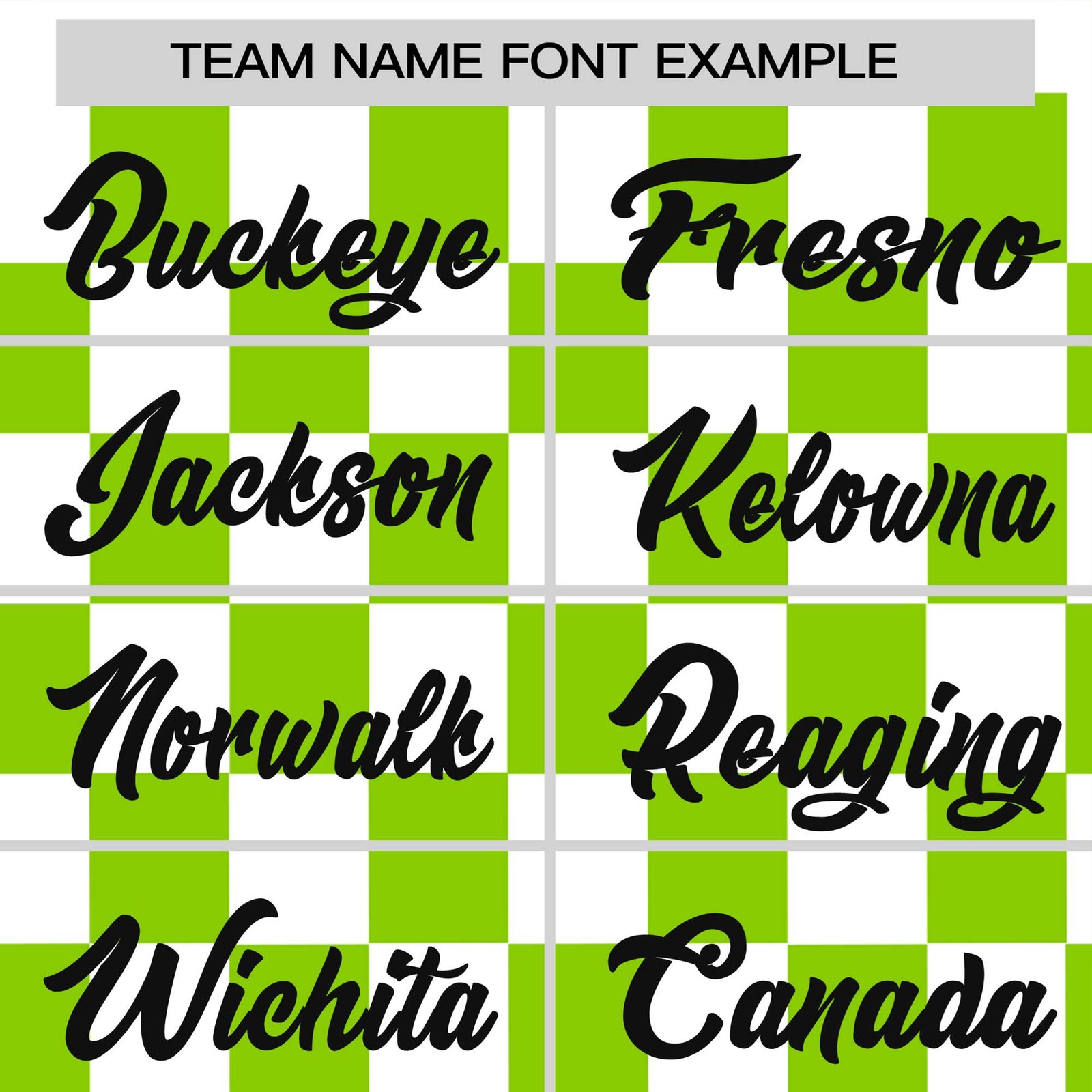 Custom White Neon Green Crew neck Plaid Pattern Personalized Performance T-Shirt