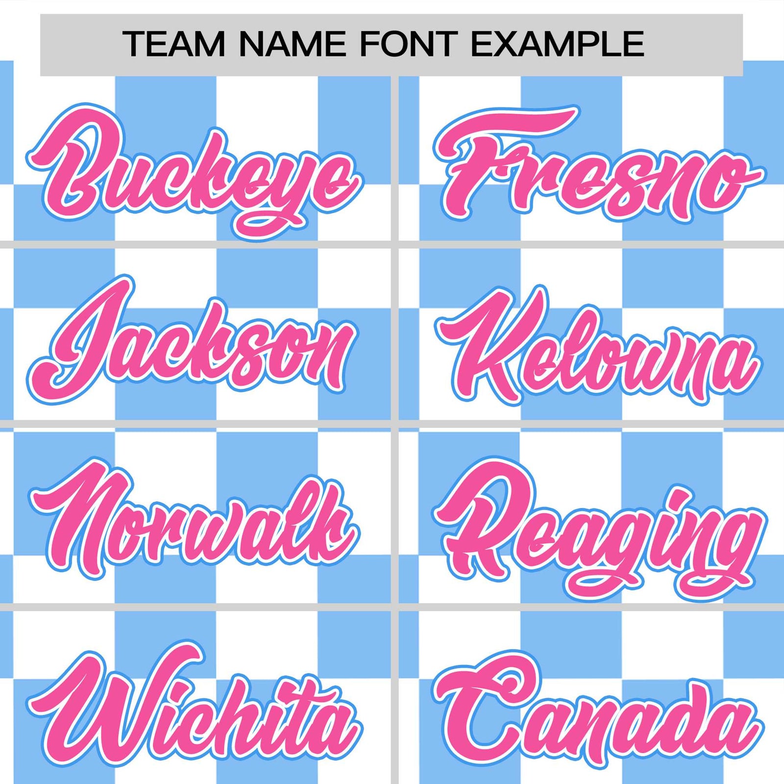 Custom White Powder Blue Crew neck Plaid Pattern Personalized Performance T-Shirt