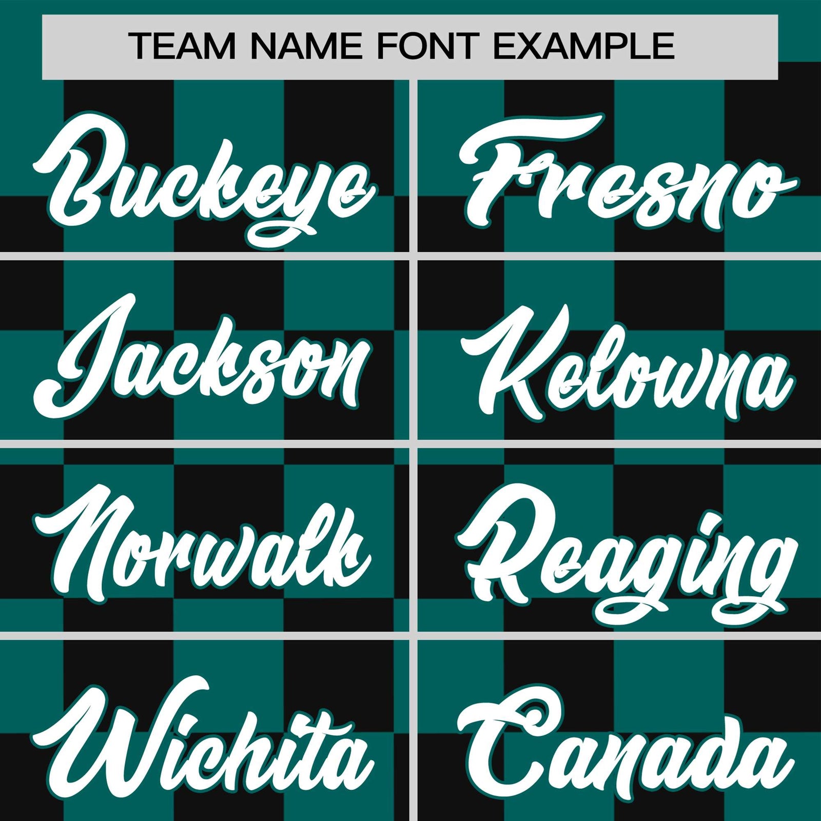 Custom Green Aqua Crew neck Plaid Pattern Personalized Performance T-Shirt