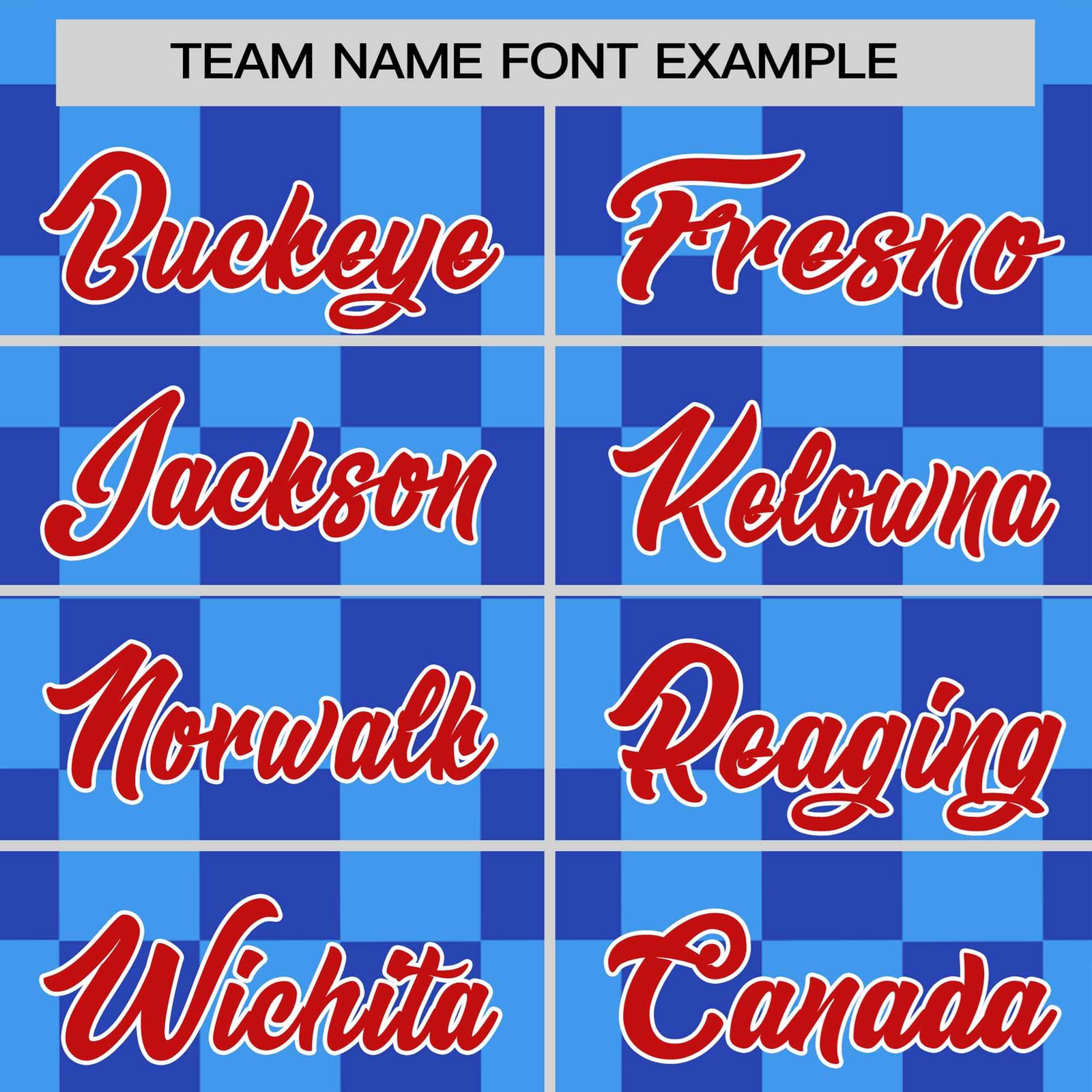 Custom Powder Blue Red Crew neck Plaid Pattern Personalized Performance T-Shirt