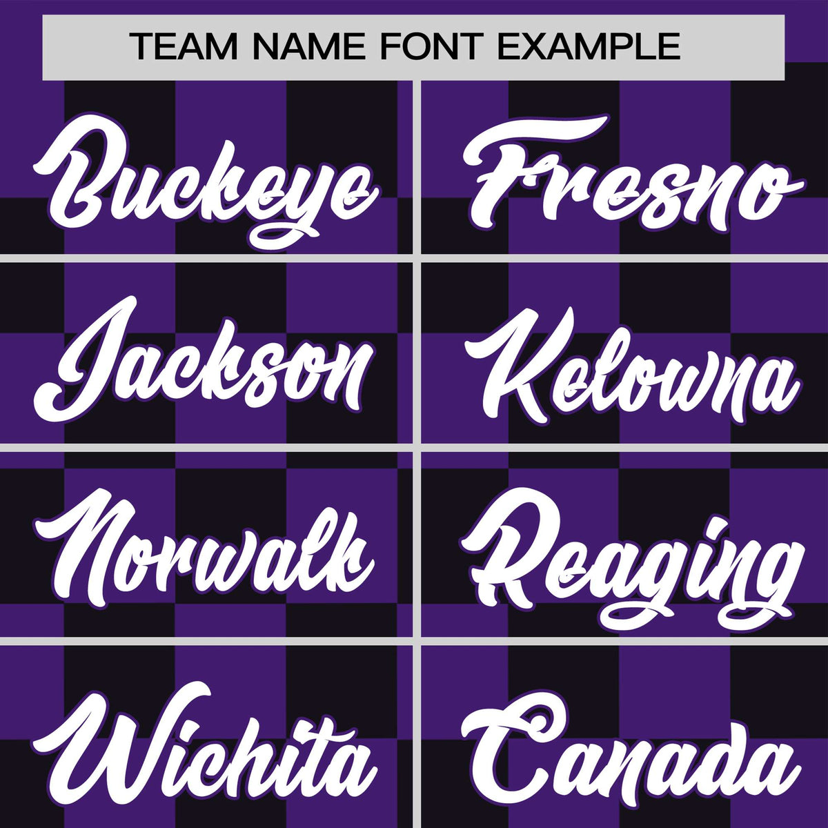 Custom Purple Yellow Crew neck Plaid Pattern Personalized Performance T-Shirt