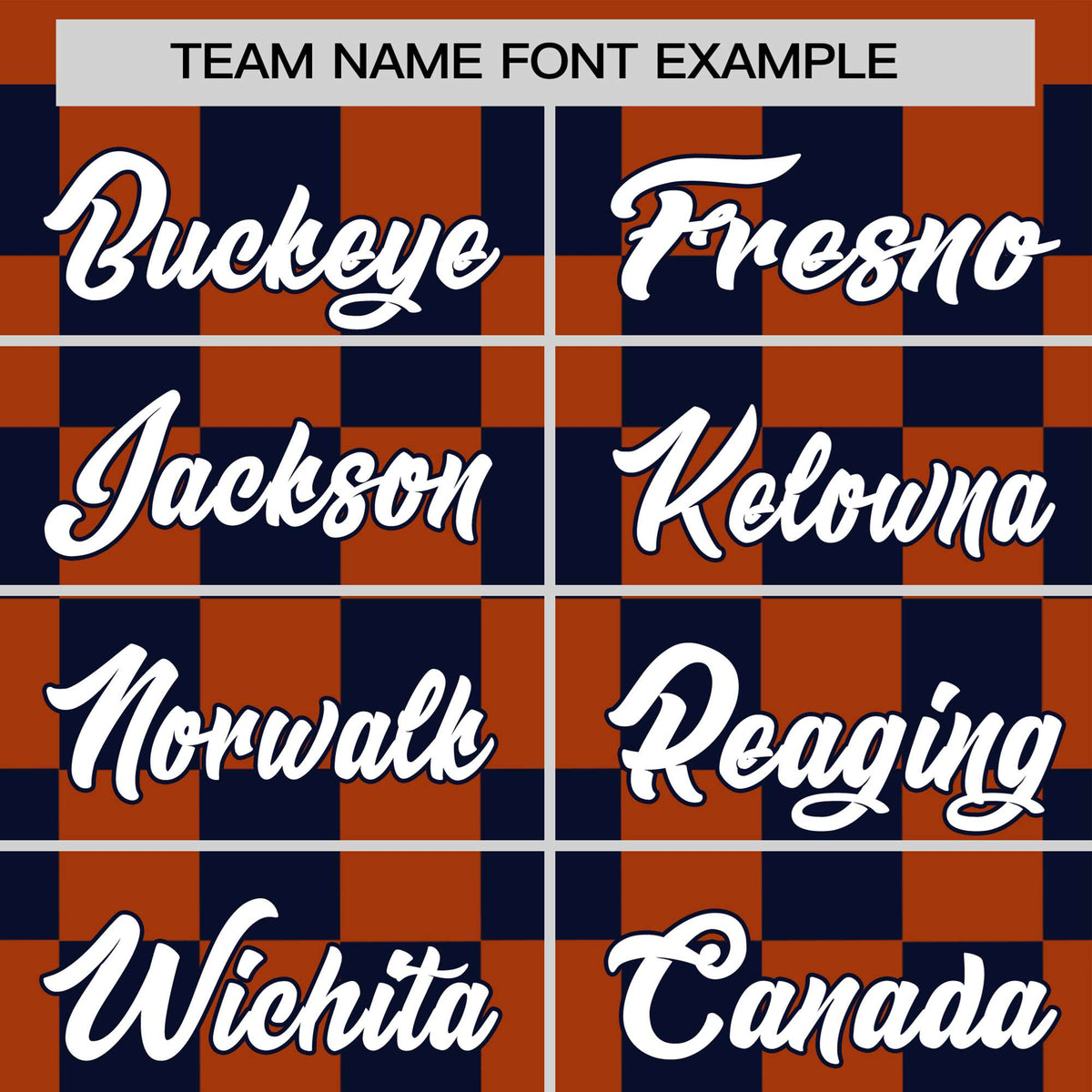 Custom Munsell Navy Crew neck Plaid Pattern Personalized Performance T-Shirt