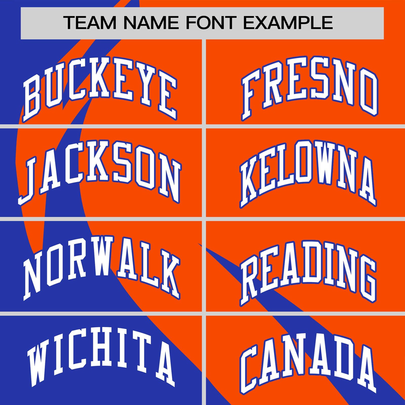 Custom Orange-Royal Blue Personalized Slanting Lump Pattern Performance T-Shirt
