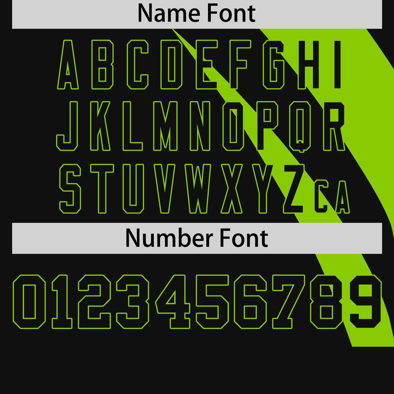 Custom Neon Green-Black Personalized Slanting Lump Pattern Performance T-Shirt