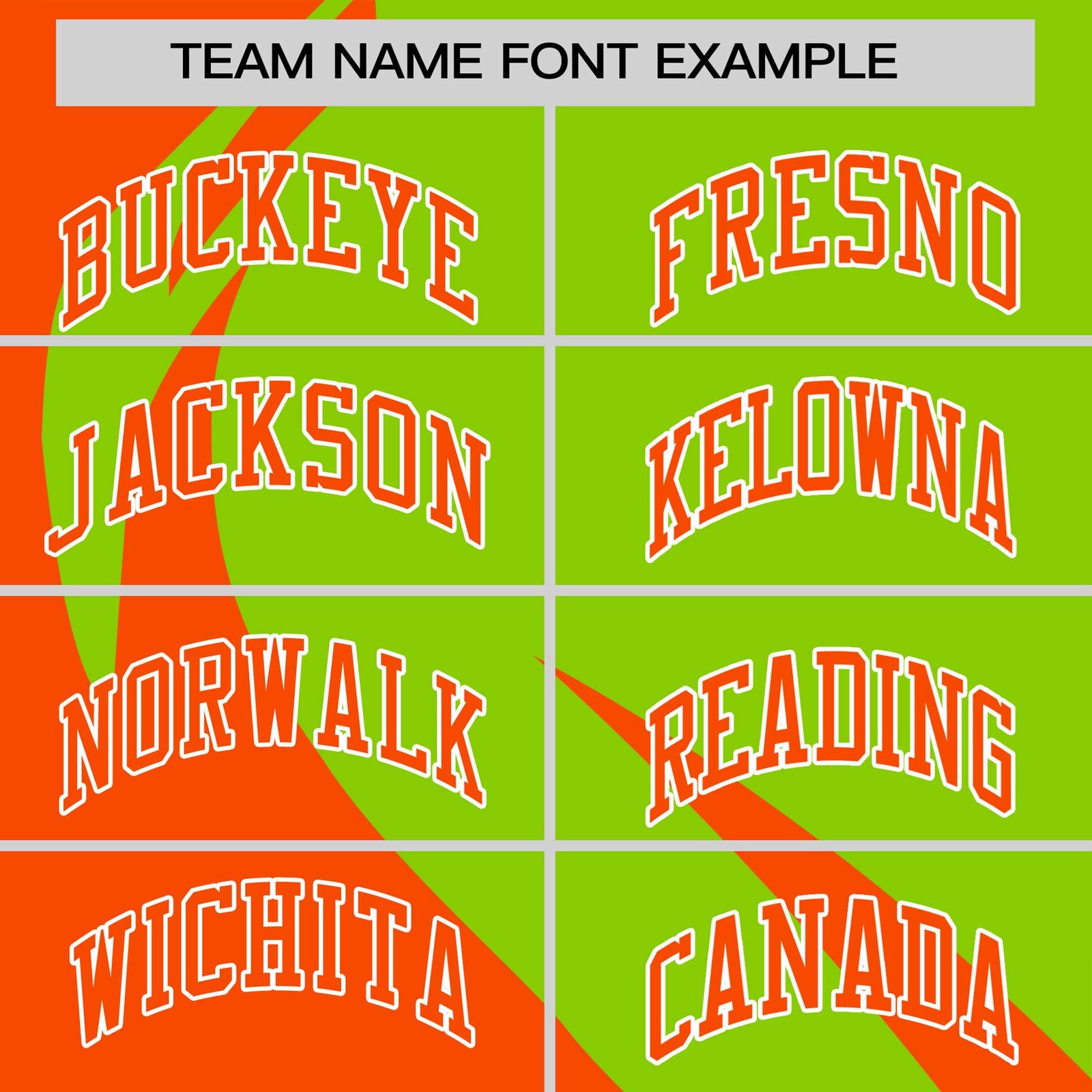 Custom Neon Green-Orange Personalized Slanting Lump Pattern Performance T-Shirt