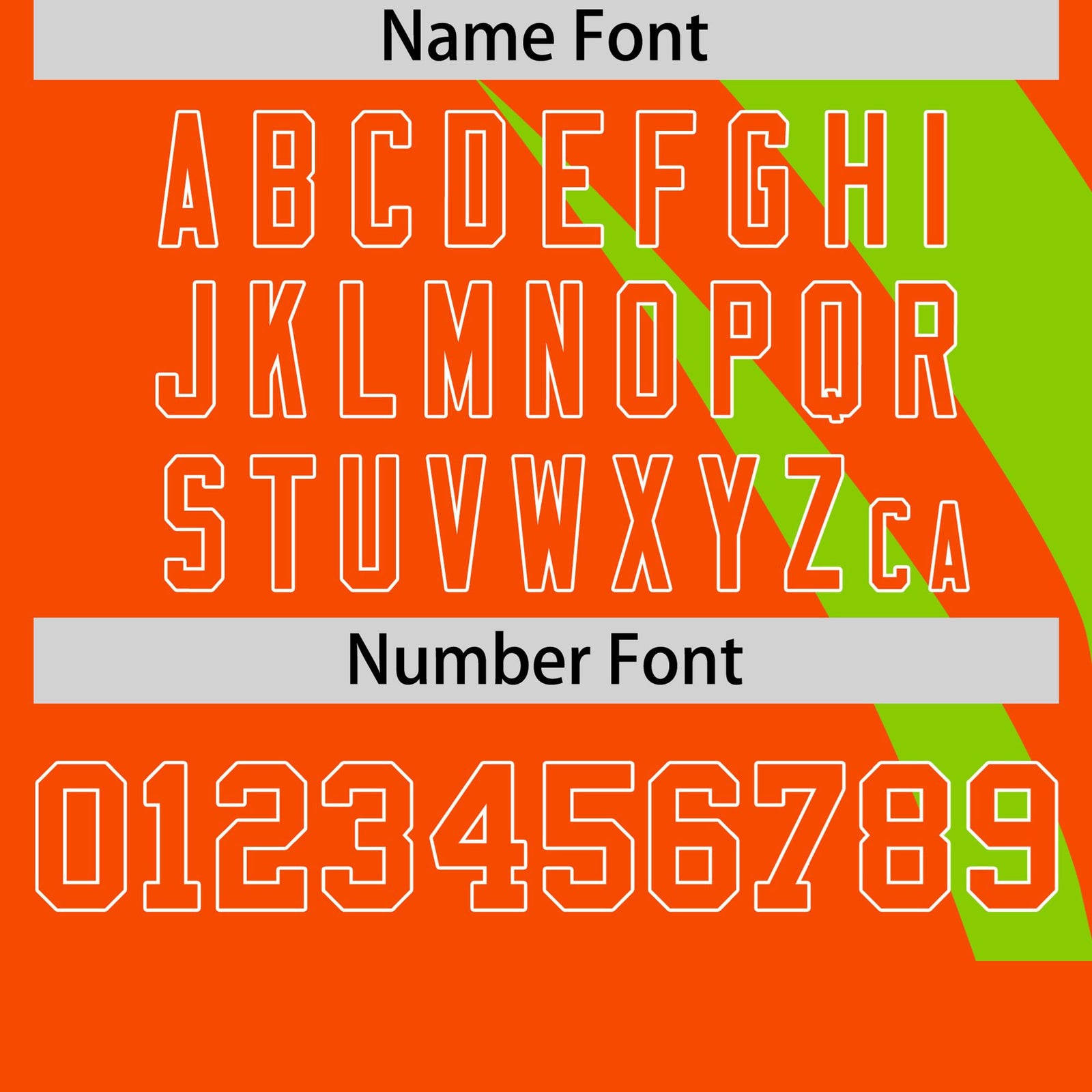 Custom Neon Green-Orange Personalized Slanting Lump Pattern Performance T-Shirt