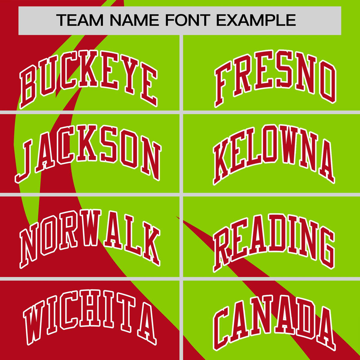 Custom Neon Green-Red Personalized Slanting Lump Pattern Performance T-Shirt