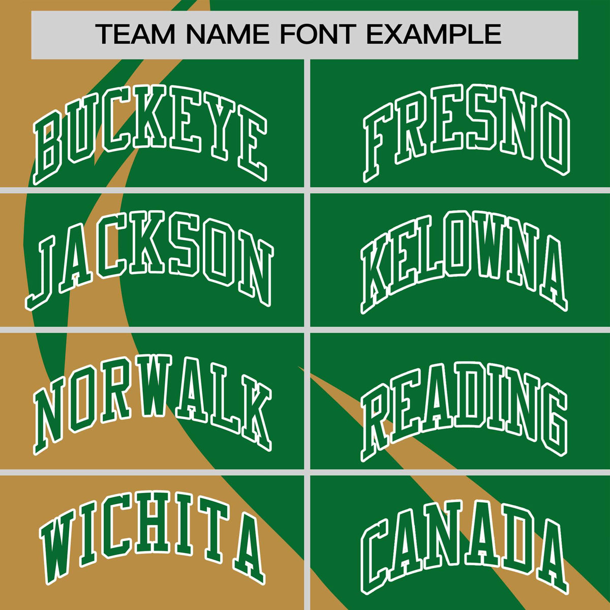 Custom Kelly Green-Gold Personalized Slanting Lump Pattern Performance T-Shirt