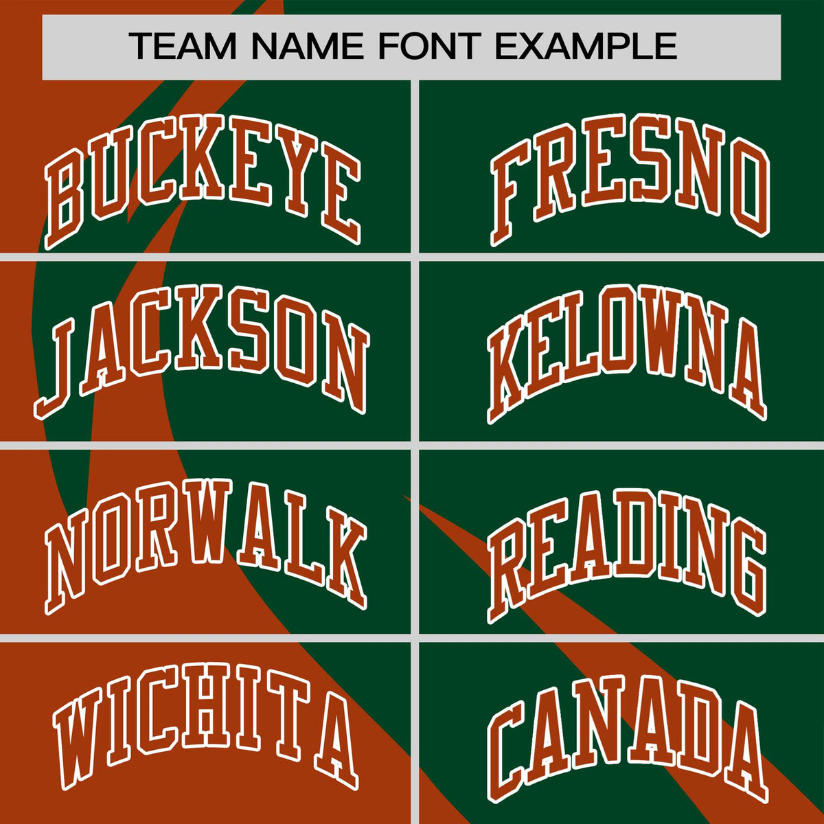 Custom Green-Texas Orange Personalized Slanting Lump Pattern Performance T-Shirt