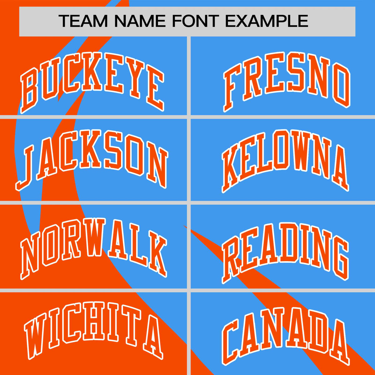 Custom Powder Blue-Orange Personalized Slanting Lump Pattern Performance T-Shirt