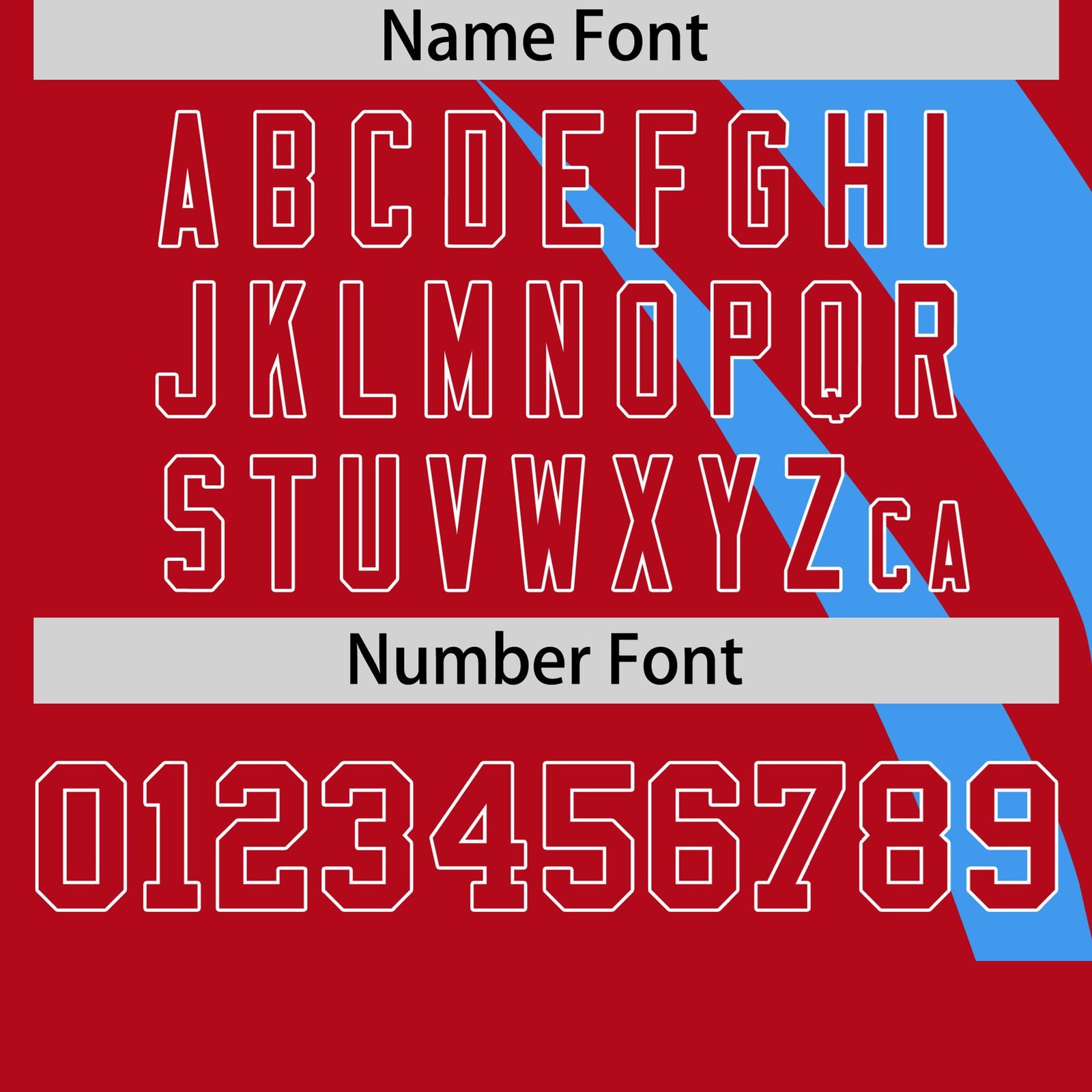 Custom Powder Blue-Red Personalized Slanting Lump Pattern Performance T-Shirt