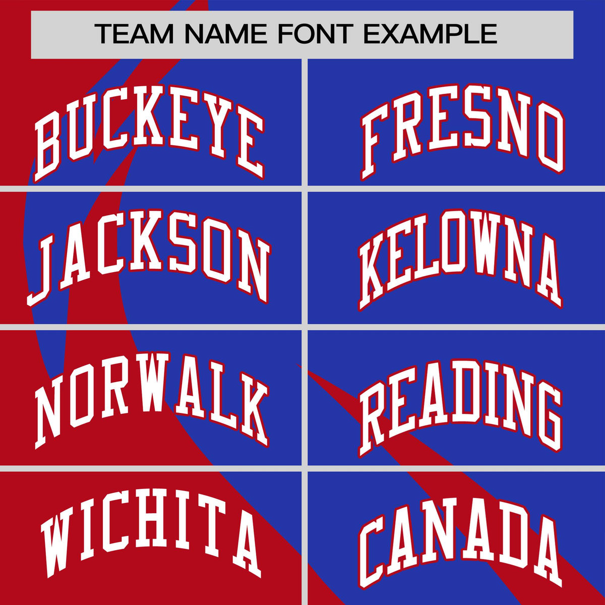 Custom Royal Blue-Red Personalized Slanting Lump Pattern Performance T-Shirt