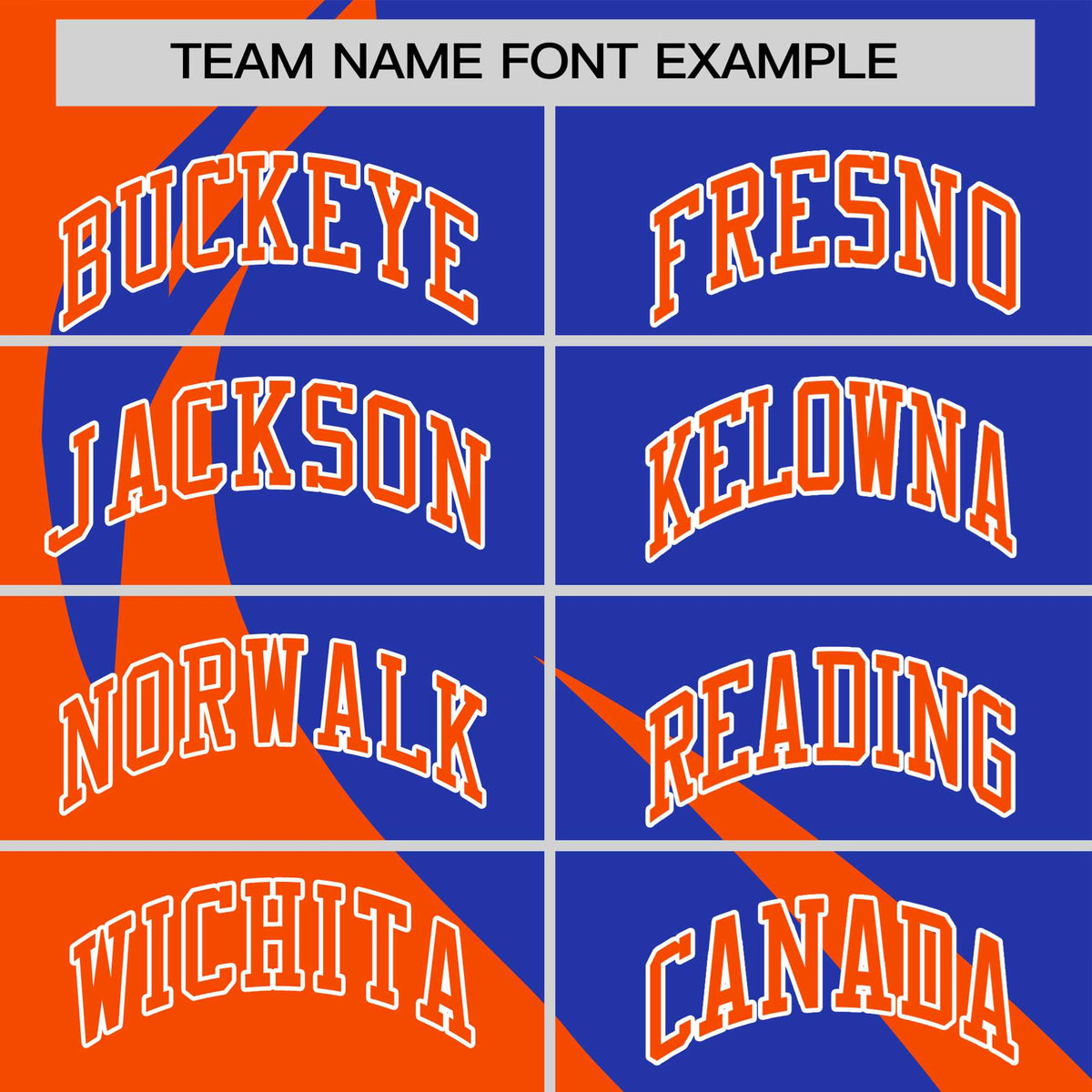 Custom Royal Blue-Orange Personalized Slanting Lump Pattern Performance T-Shirt