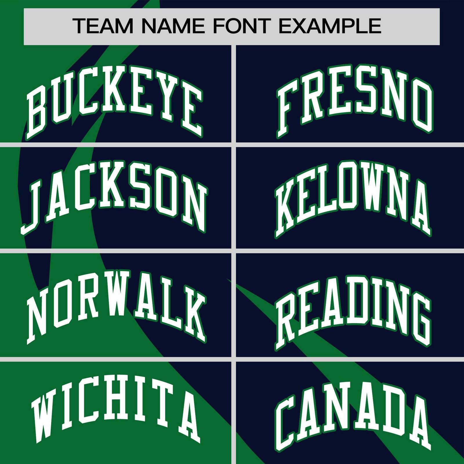 Custom Navy-Kelly Green Personalized Slanting Lump Pattern Performance T-Shirt