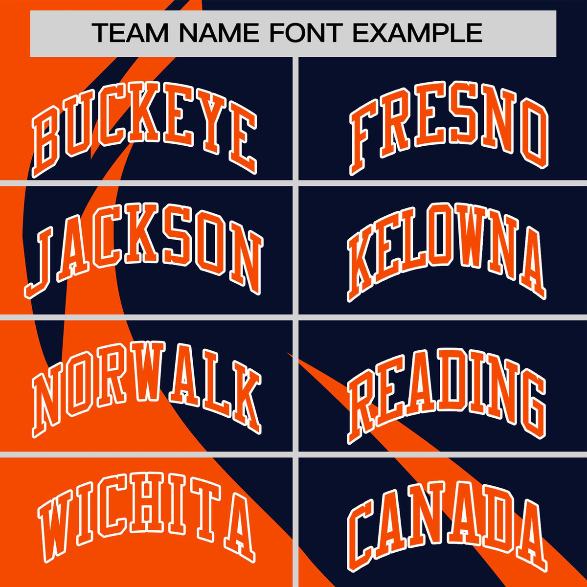 Custom Navy Orange Personalized Slanting Lump Pattern Performance T-Shirt