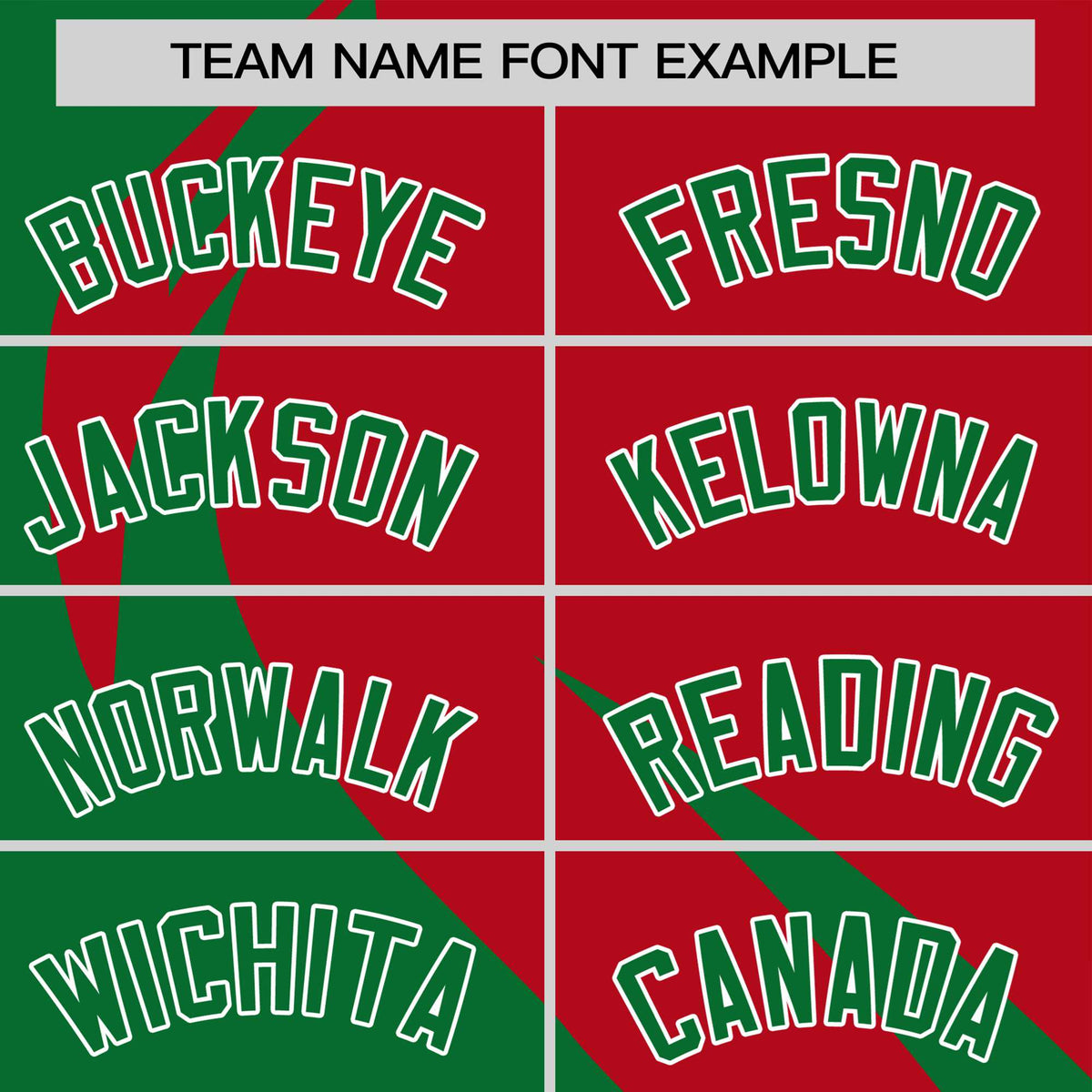 Custom Red-Kelly Green Personalized Slanting Lump Pattern Performance T-Shirt