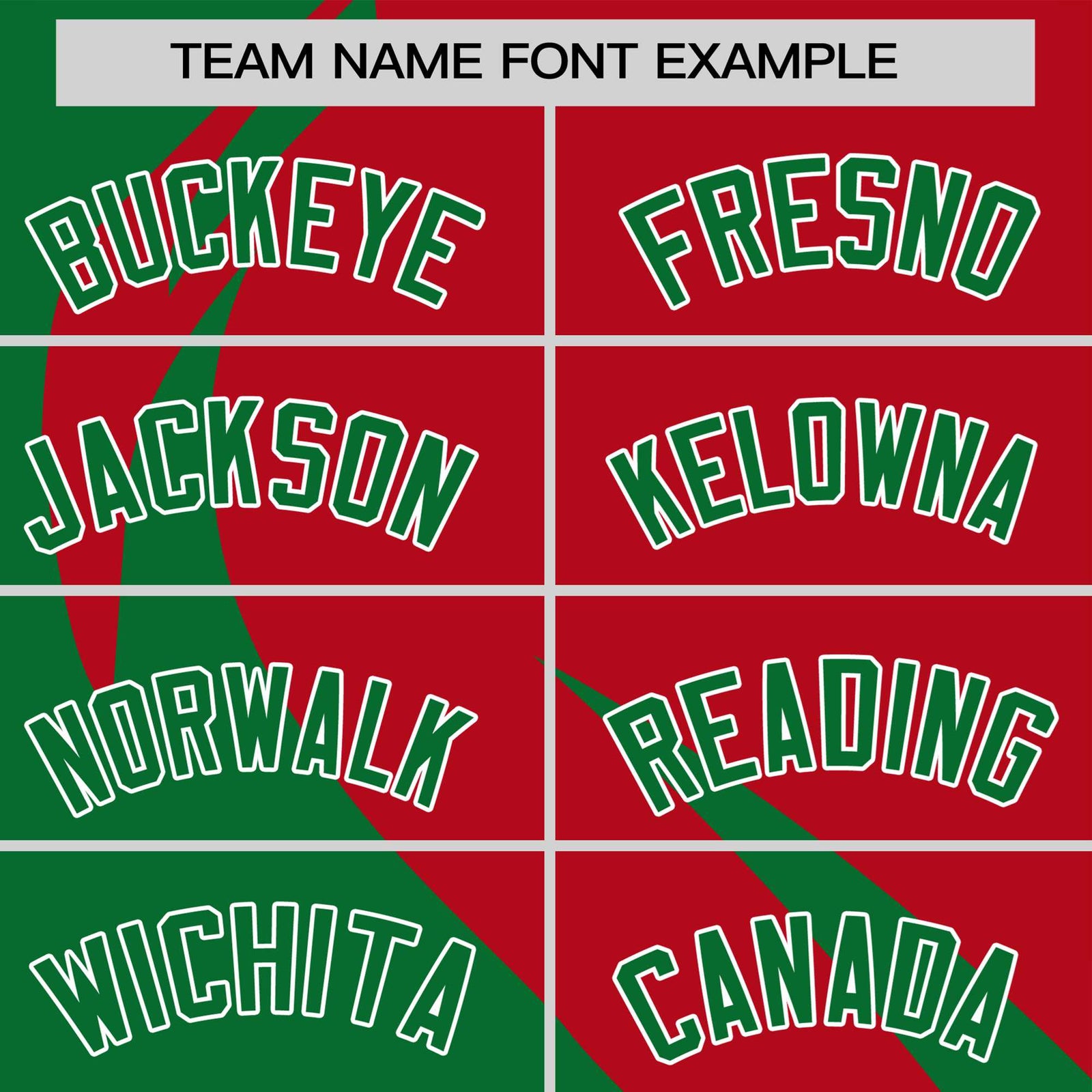 Custom Red-Kelly Green Personalized Slanting Lump Pattern Performance T-Shirt