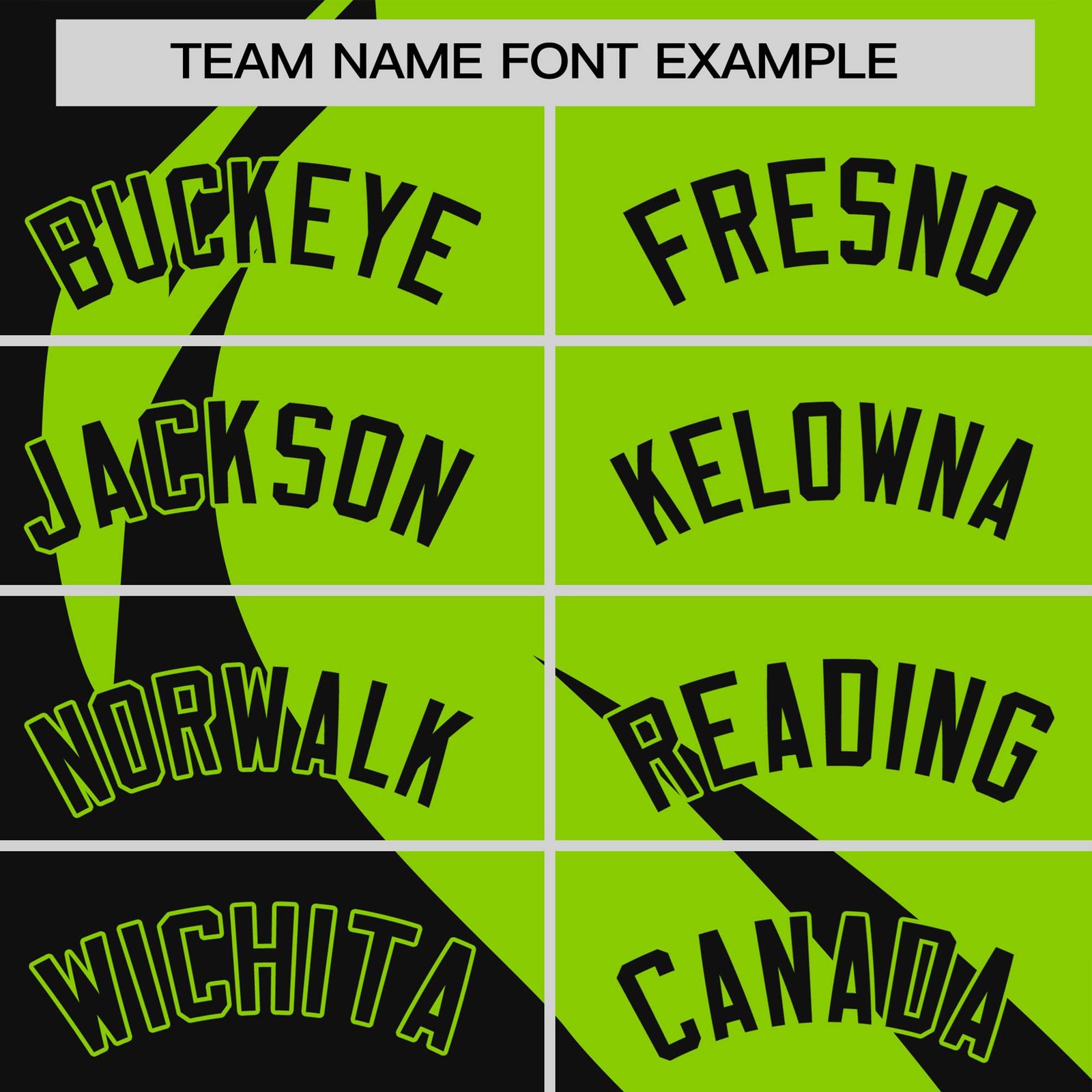 Custom Neon Green-Black Personalized Slanting Lump Pattern Performance T-Shirt