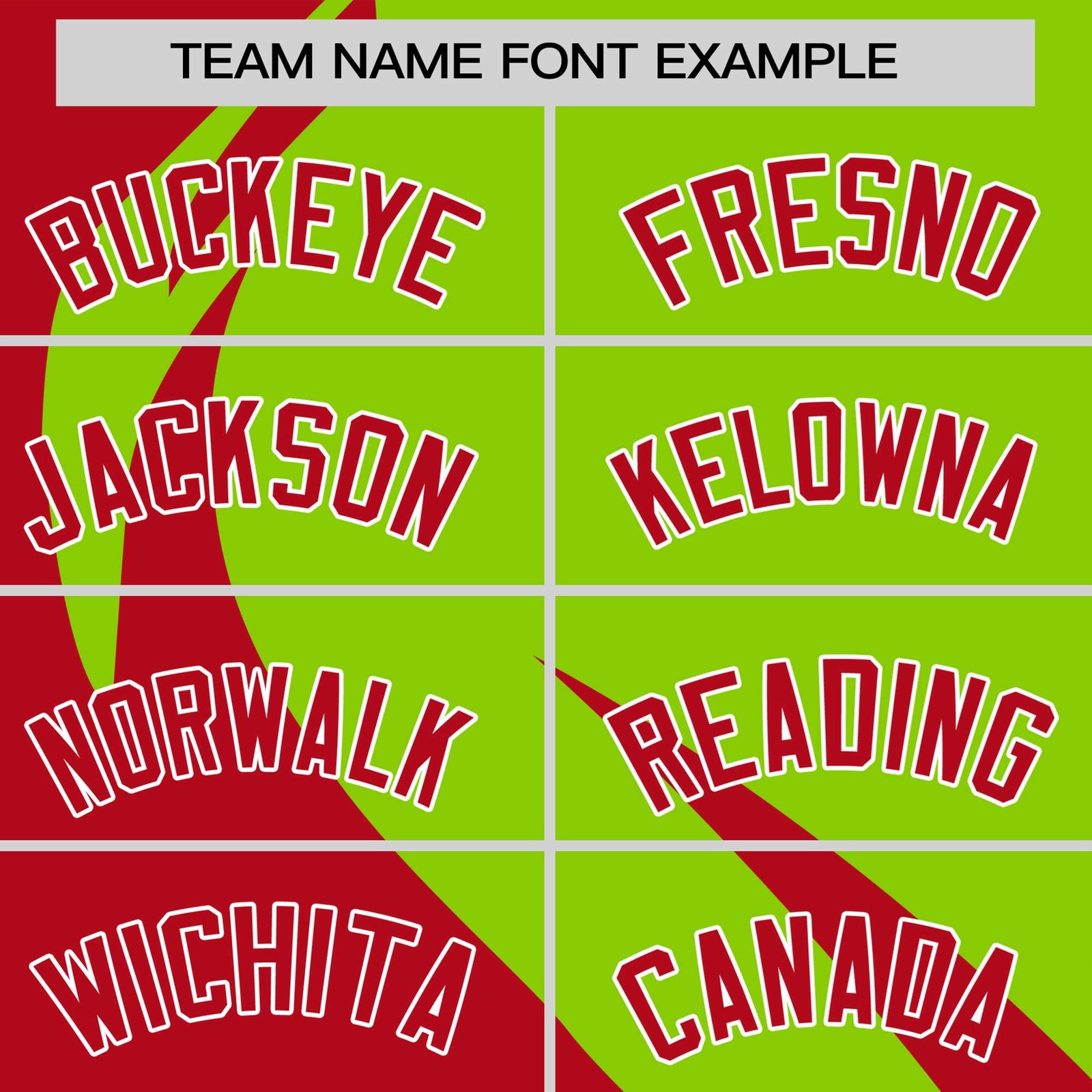 Custom Neon Green-Red Personalized Slanting Lump Pattern Performance T-Shirt