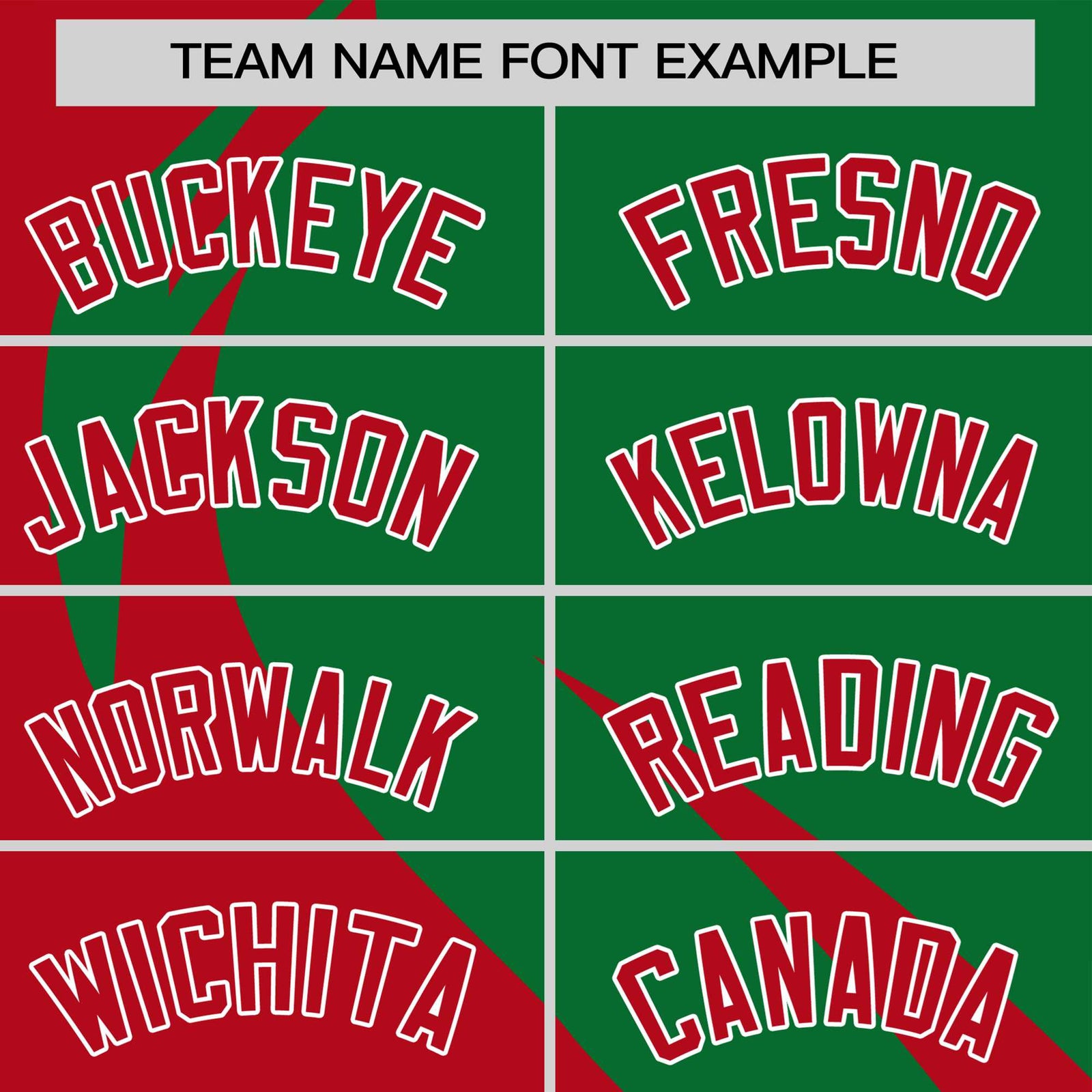 Custom Kelly Green-Red Personalized Slanting Lump Pattern Performance T-Shirt