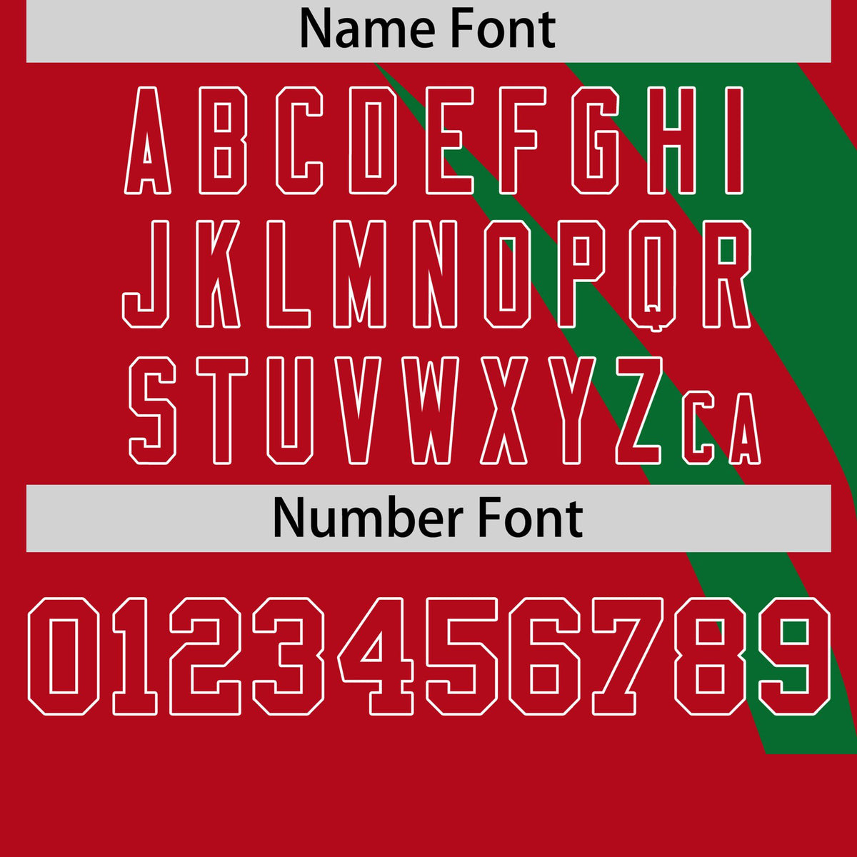 Custom Kelly Green-Red Personalized Slanting Lump Pattern Performance T-Shirt