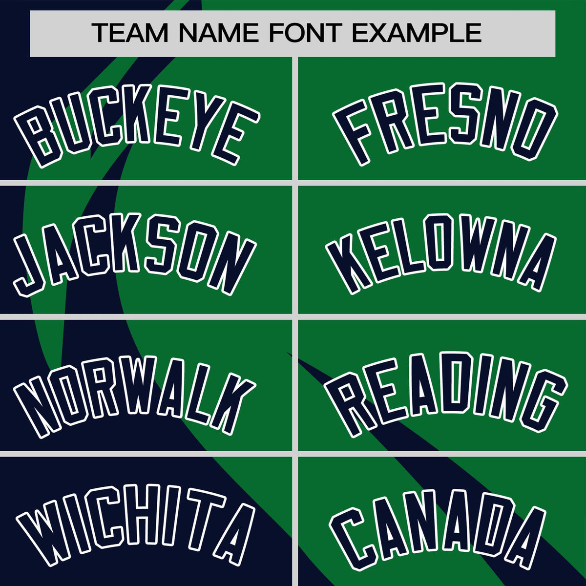 Custom Kelly Green-Navy Personalized Slanting Lump Pattern Performance T-Shirt