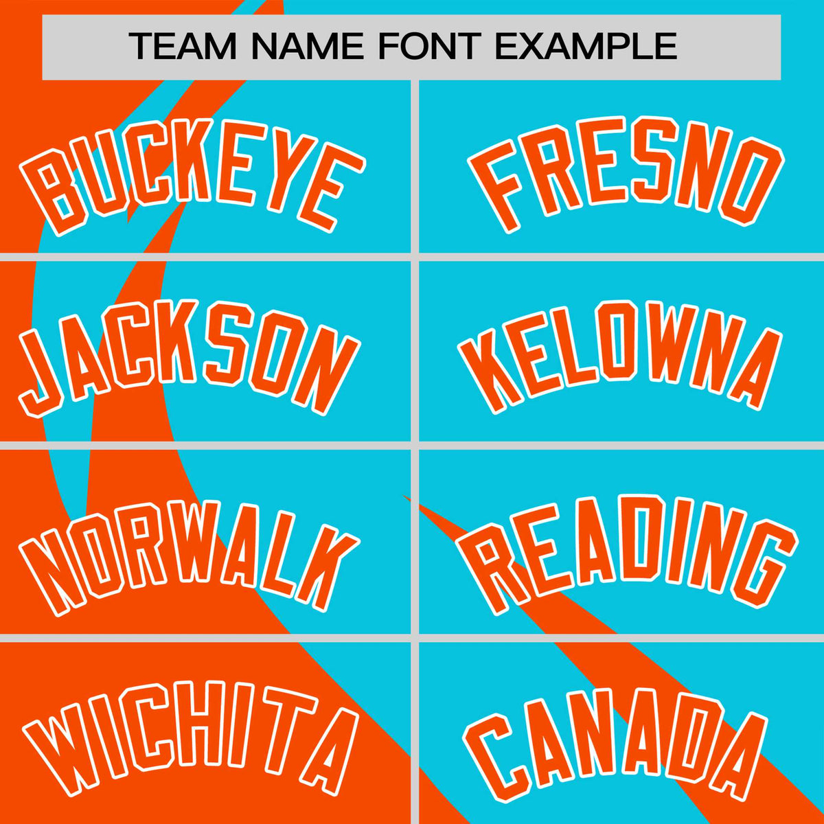 Custom Sky Blue-Orange Personalized Slanting Lump Pattern Performance T-Shirt
