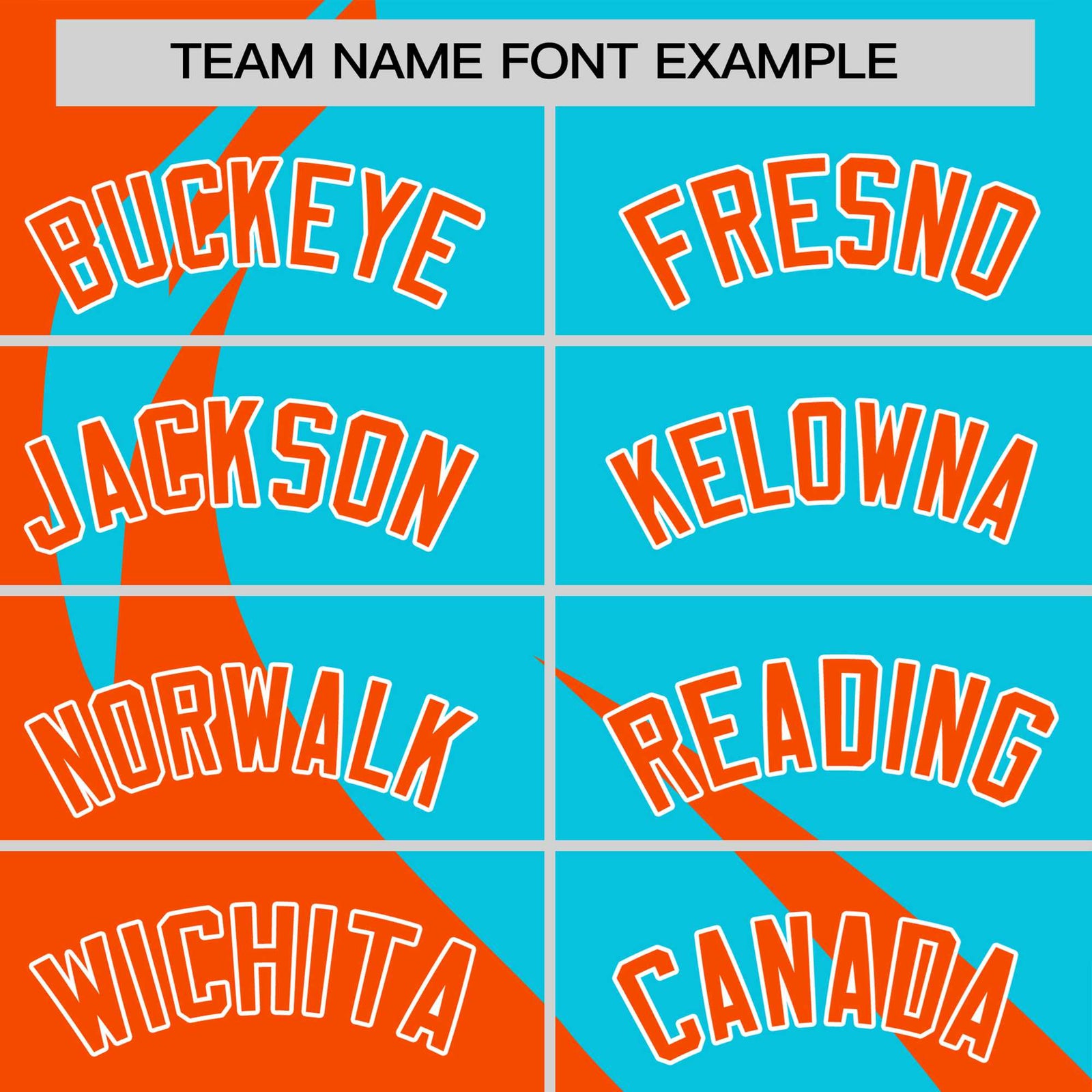 Custom Sky Blue-Orange Personalized Slanting Lump Pattern Performance T-Shirt