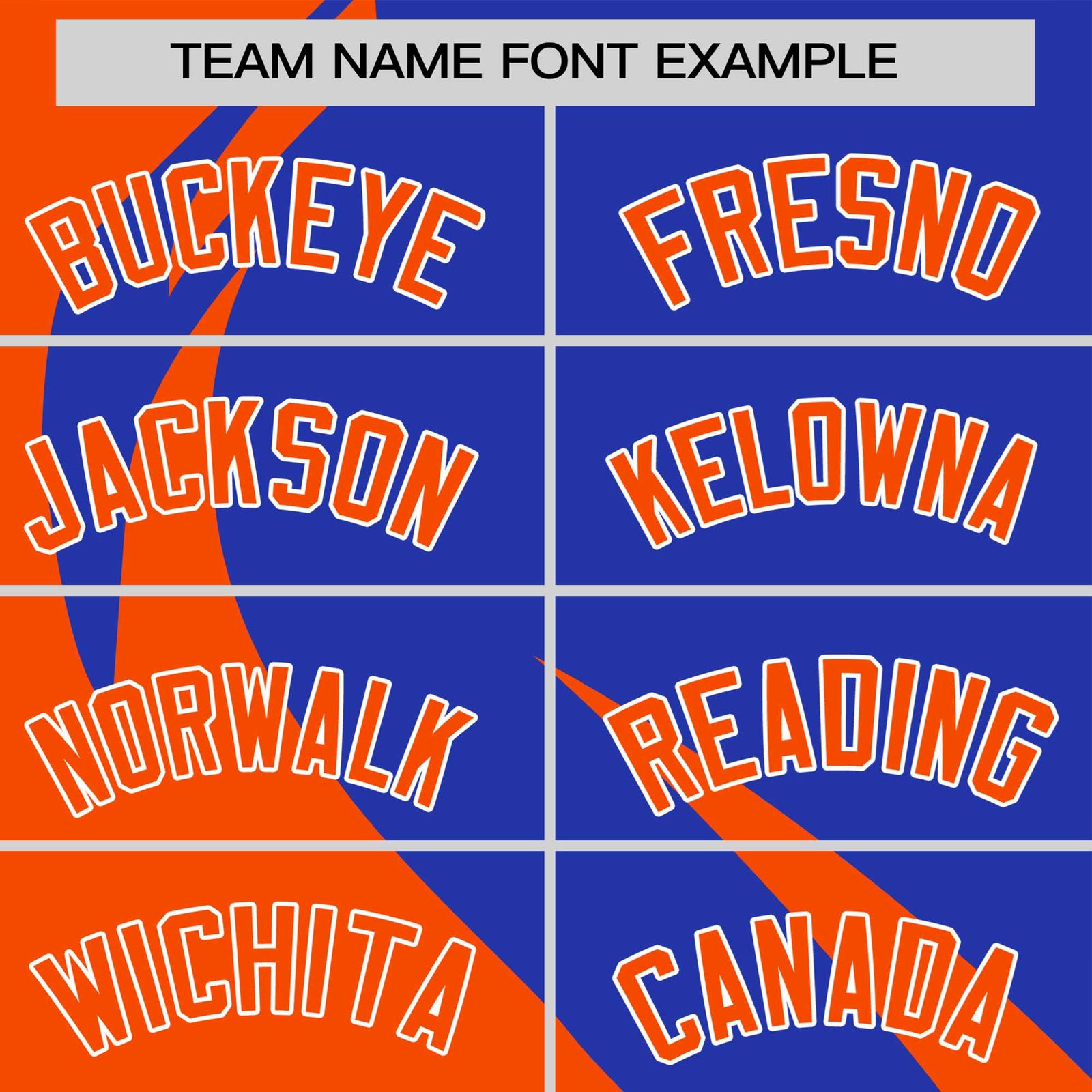 Custom Royal Blue-Orange Personalized Slanting Lump Pattern Performance T-Shirt