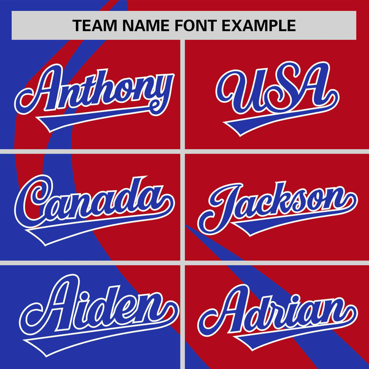 Custom Red-Royal Blue Personalized Slanting Lump Pattern Performance T-Shirt
