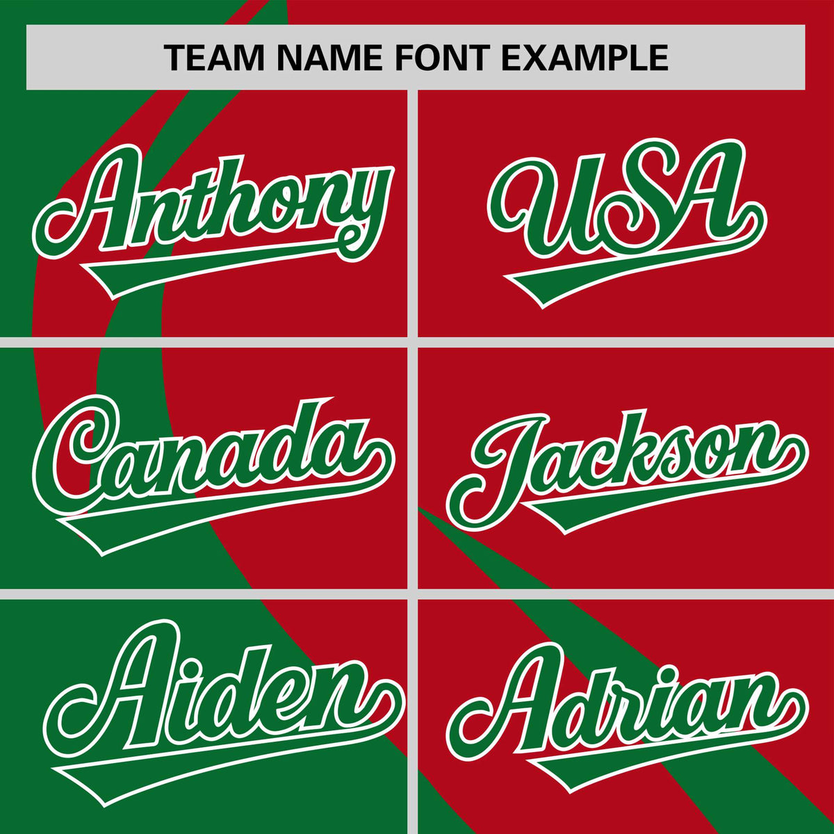 Custom Red-Kelly Green Personalized Slanting Lump Pattern Performance T-Shirt