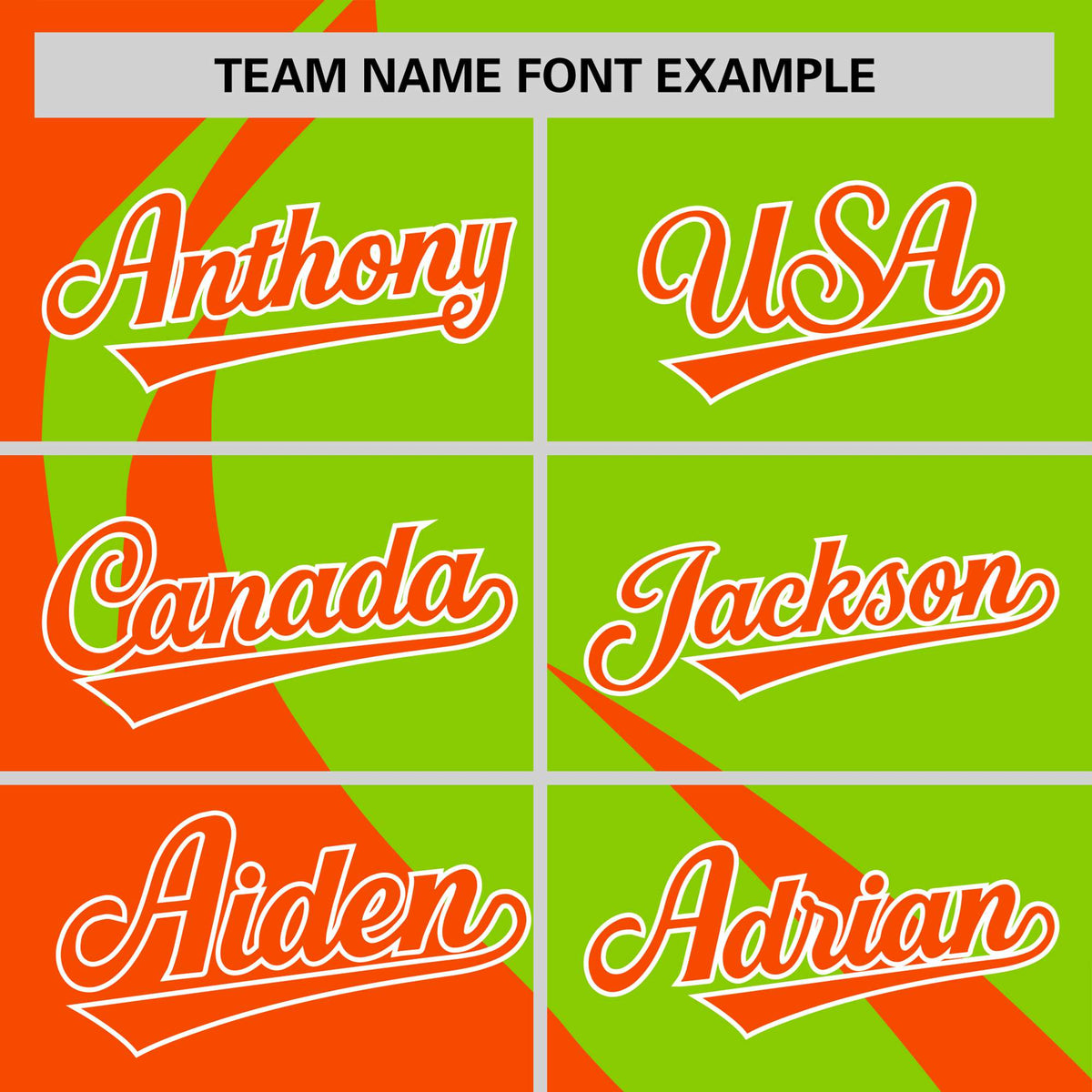 Custom Neon Green-Orange Personalized Slanting Lump Pattern Performance T-Shirt