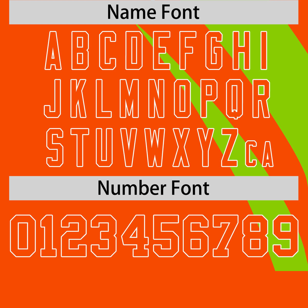 Custom Neon Green-Orange Personalized Slanting Lump Pattern Performance T-Shirt