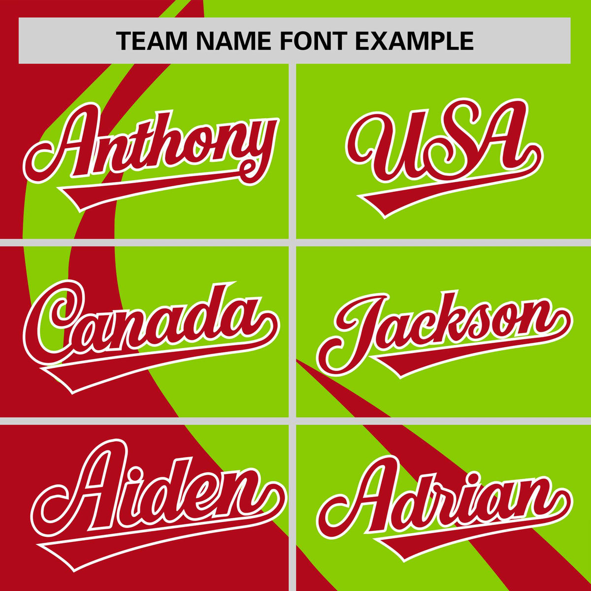 Custom Neon Green-Red Personalized Slanting Lump Pattern Performance T-Shirt