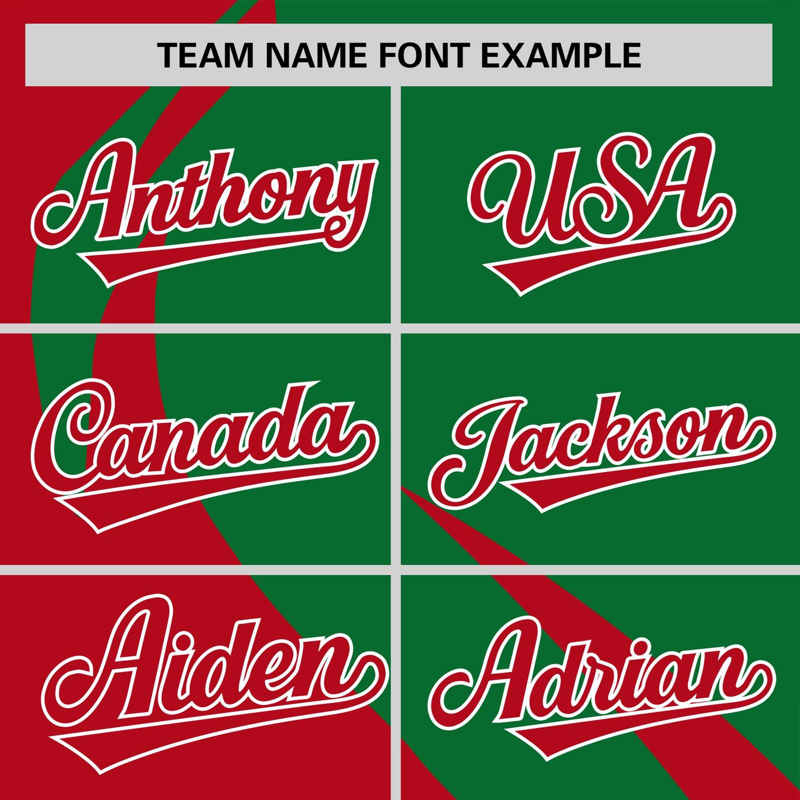 Custom Kelly Green-Red Personalized Slanting Lump Pattern Performance T-Shirt