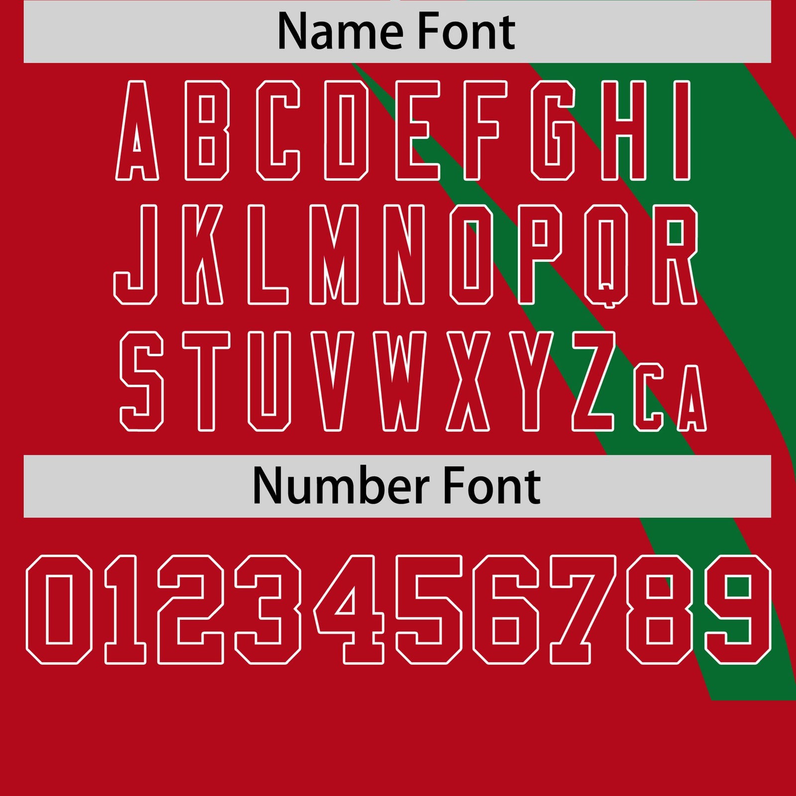 Custom Kelly Green-Red Personalized Slanting Lump Pattern Performance T-Shirt