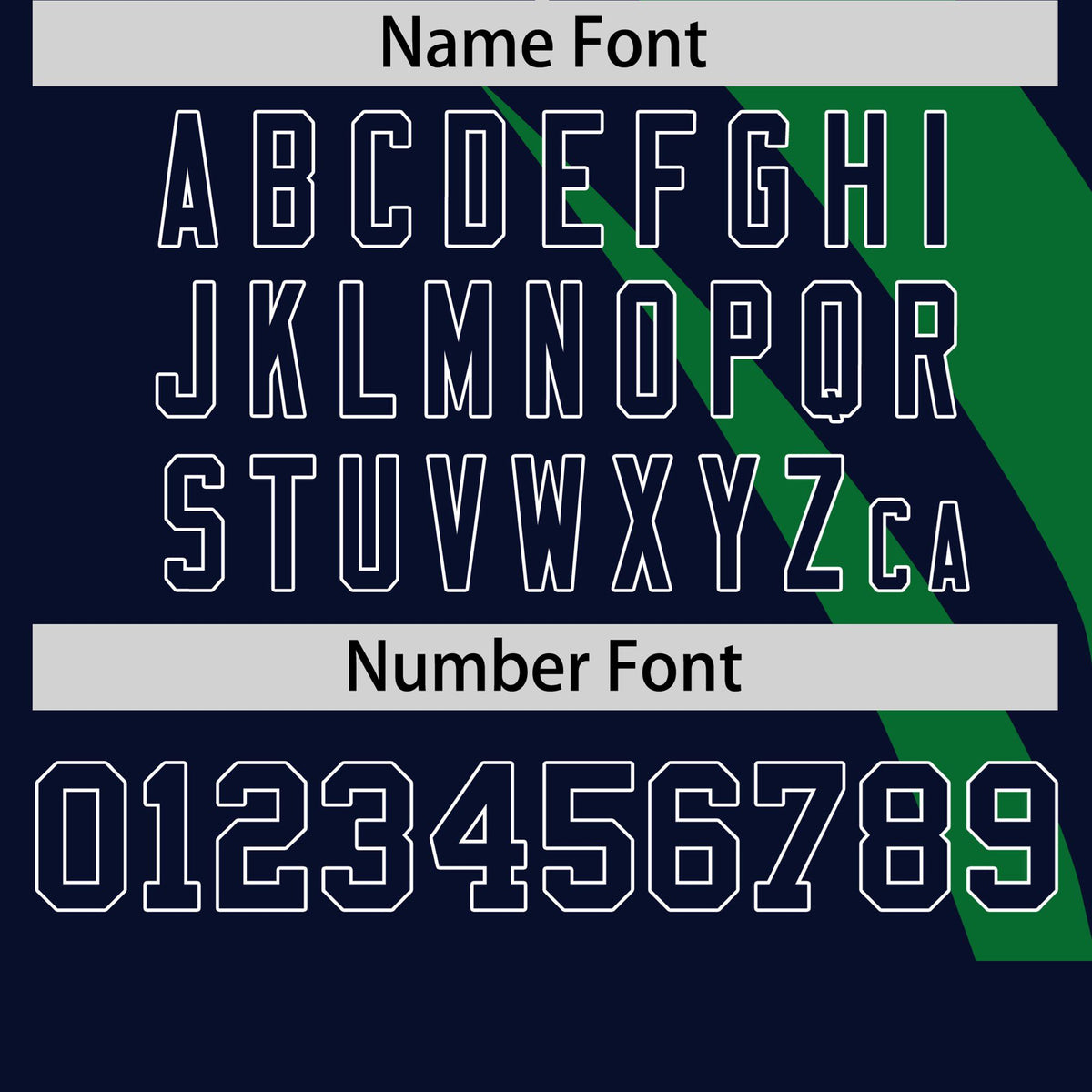 Custom Kelly Green-Navy Personalized Slanting Lump Pattern Performance T-Shirt