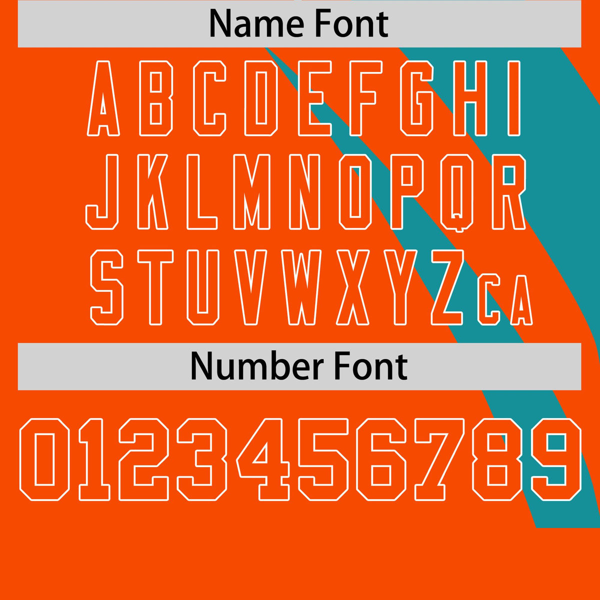 Custom Aqua Orange Personalized Slanting Lump Pattern Performance T-Shirt