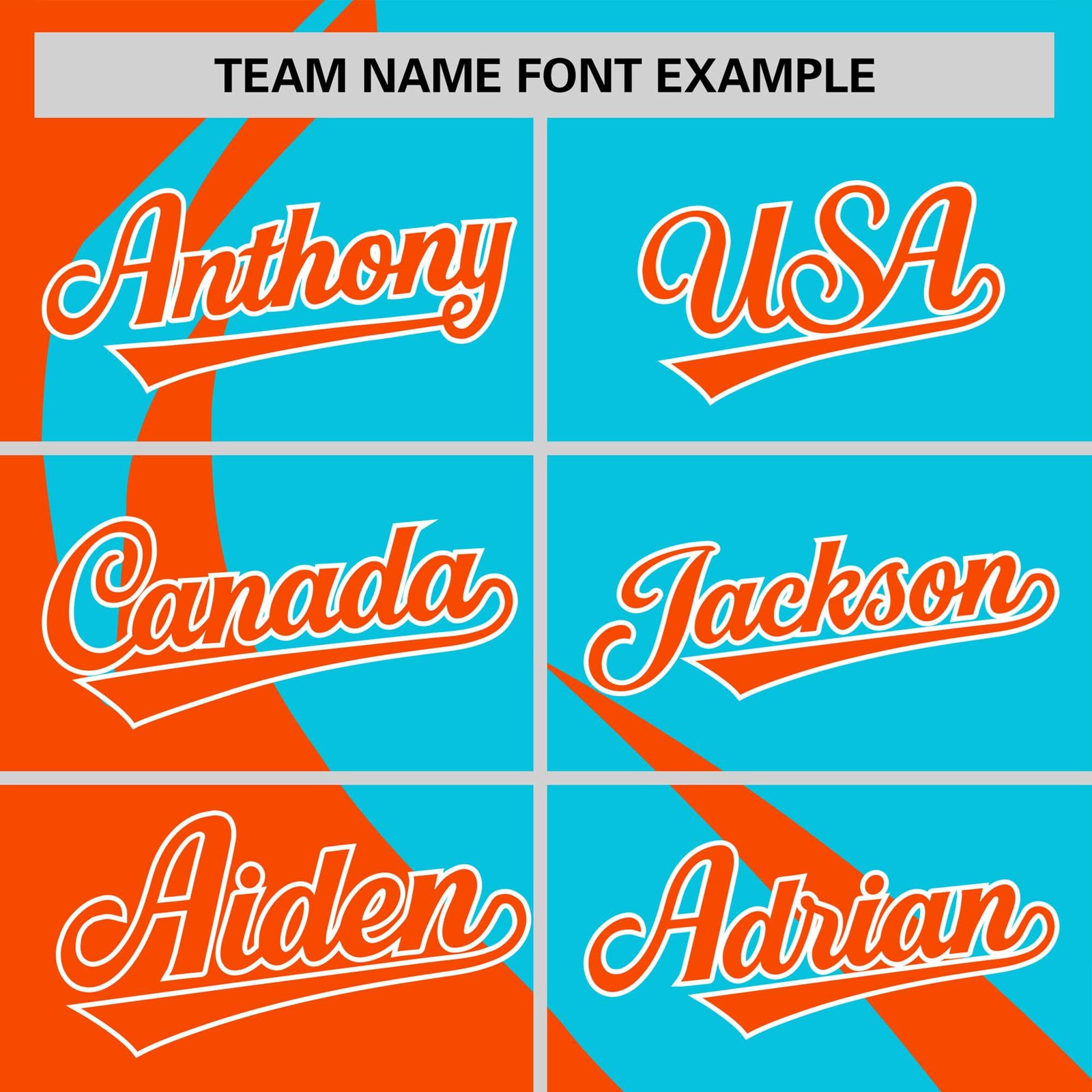 Custom Sky Blue-Orange Personalized Slanting Lump Pattern Performance T-Shirt