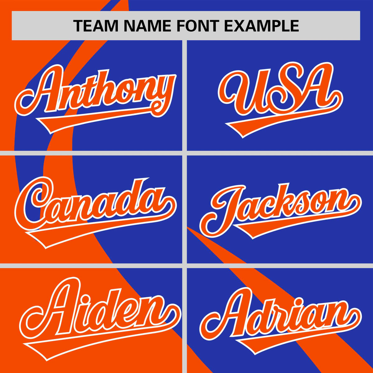 Custom Royal Blue-Orange Personalized Slanting Lump Pattern Performance T-Shirt