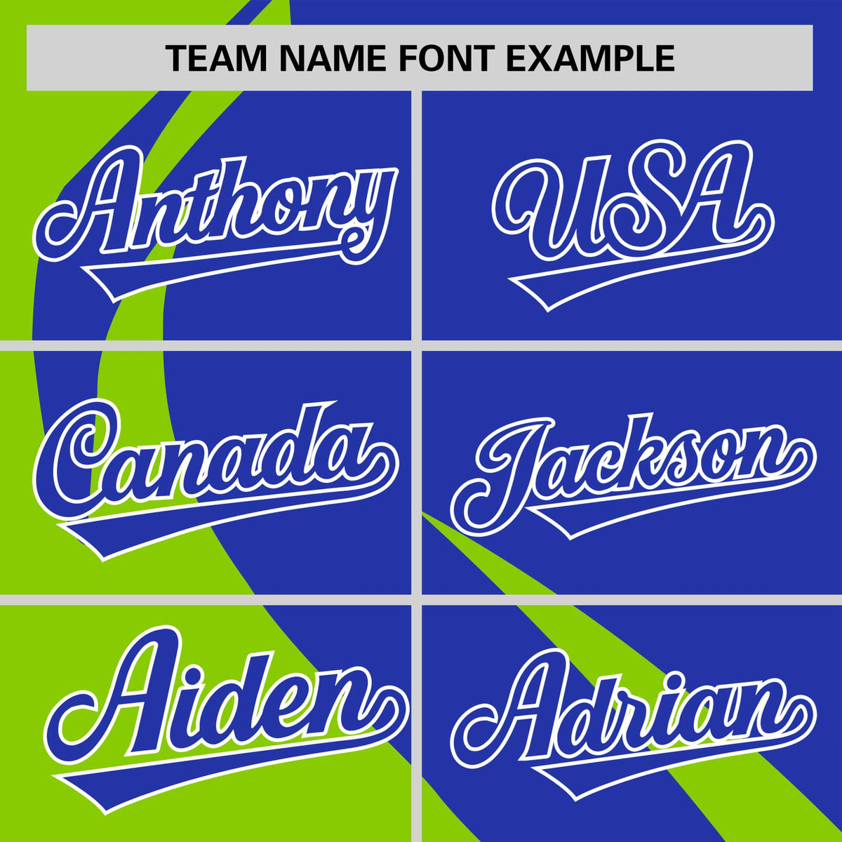 Custom Royal Blue-Neon Green Personalized Slanting Lump Pattern Performance T-Shirt