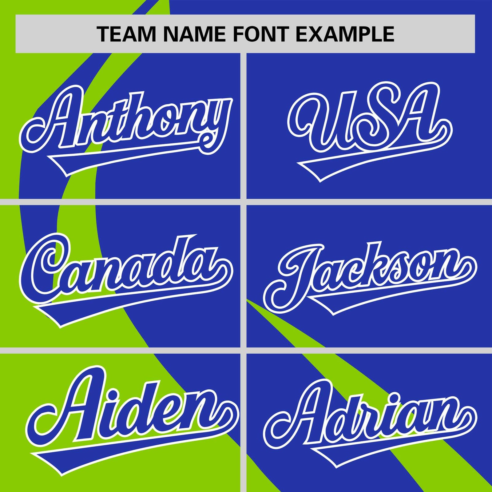 Custom Royal Blue-Neon Green Personalized Slanting Lump Pattern Performance T-Shirt
