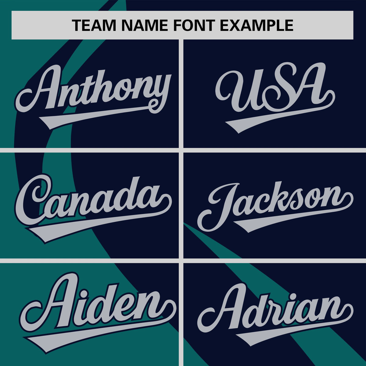 Custom Navy Aqua Personalized Slanting Lump Pattern Performance T-Shirt